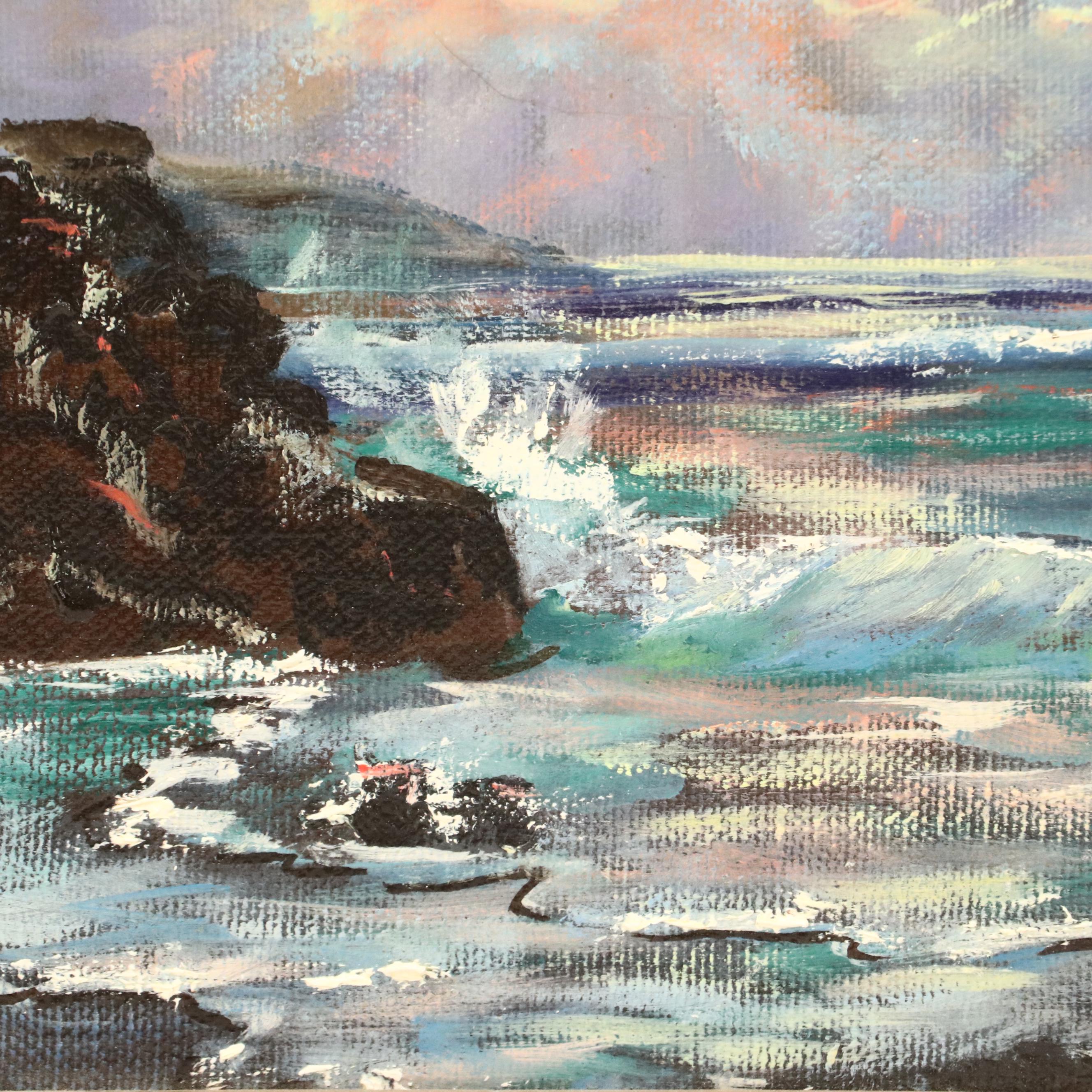 David E. Brown Oil on Canvas "Landscape," 1981