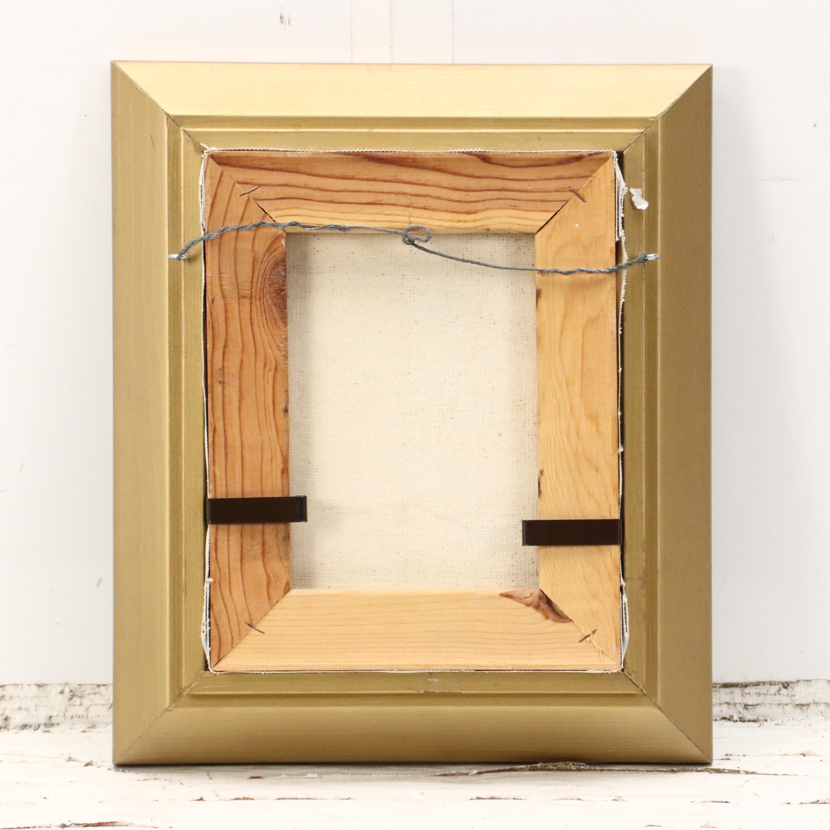 David E. Brown Oil on Canvas "Landscape," 1981