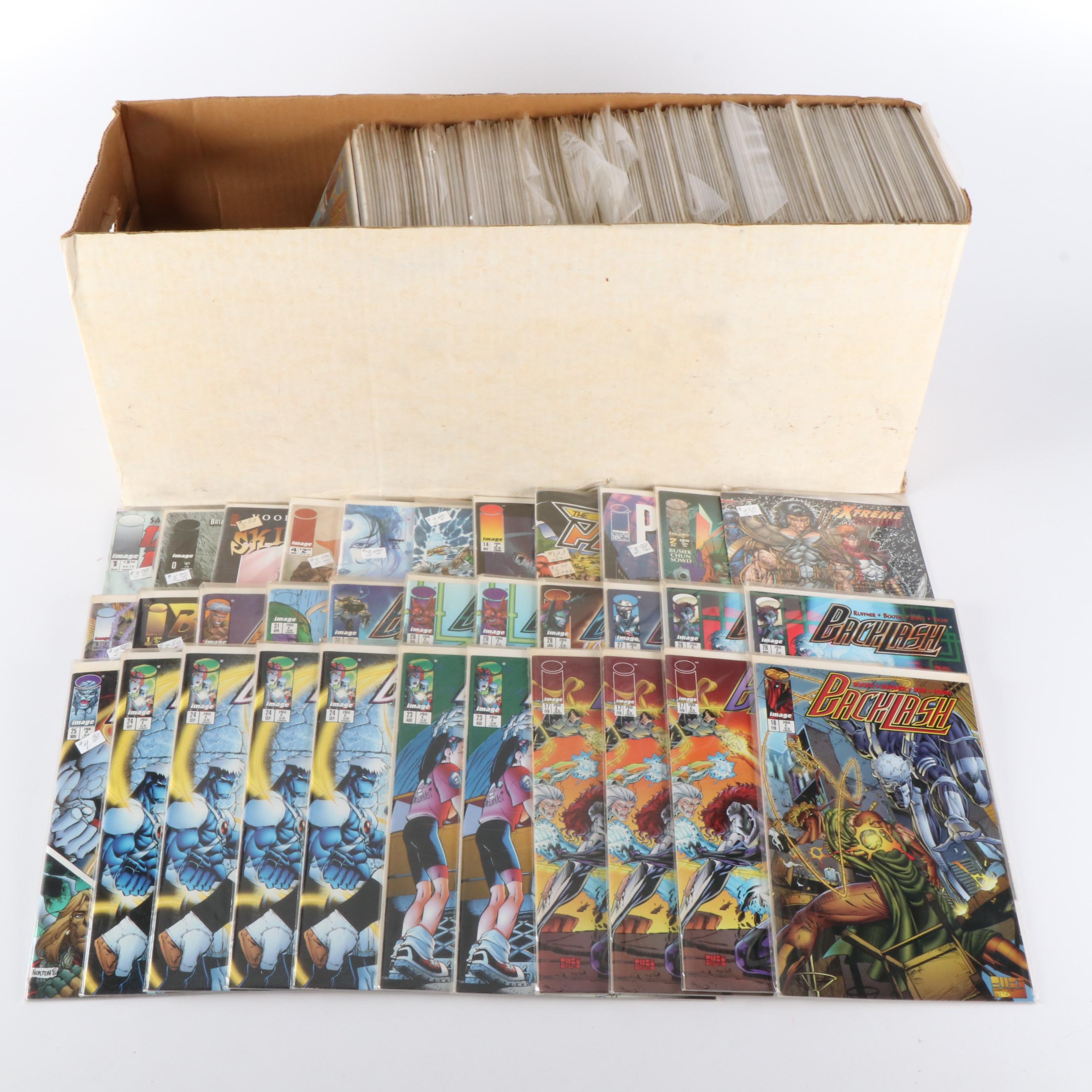 Modern Age Comic Books Featuring "The Pact", "Backlash", and More