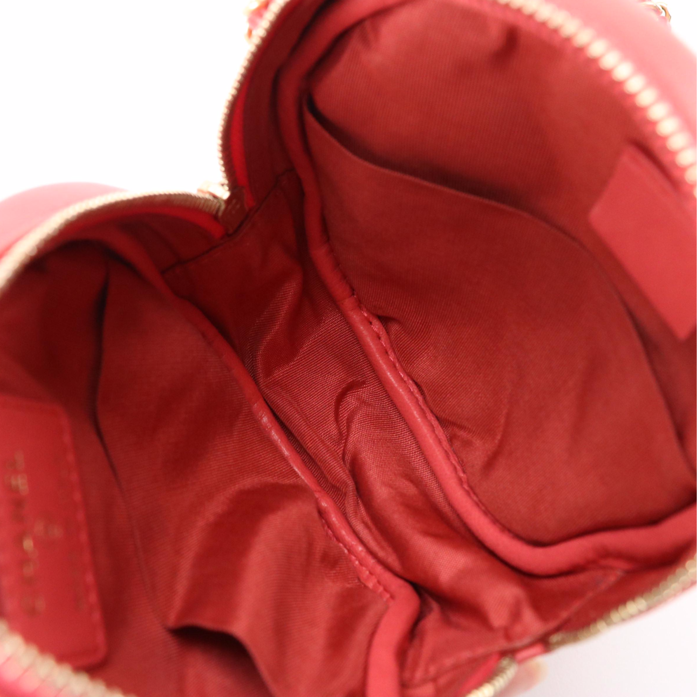 Chanel Lucky Charms Round Crossbody in Quilted Lambskin Leather