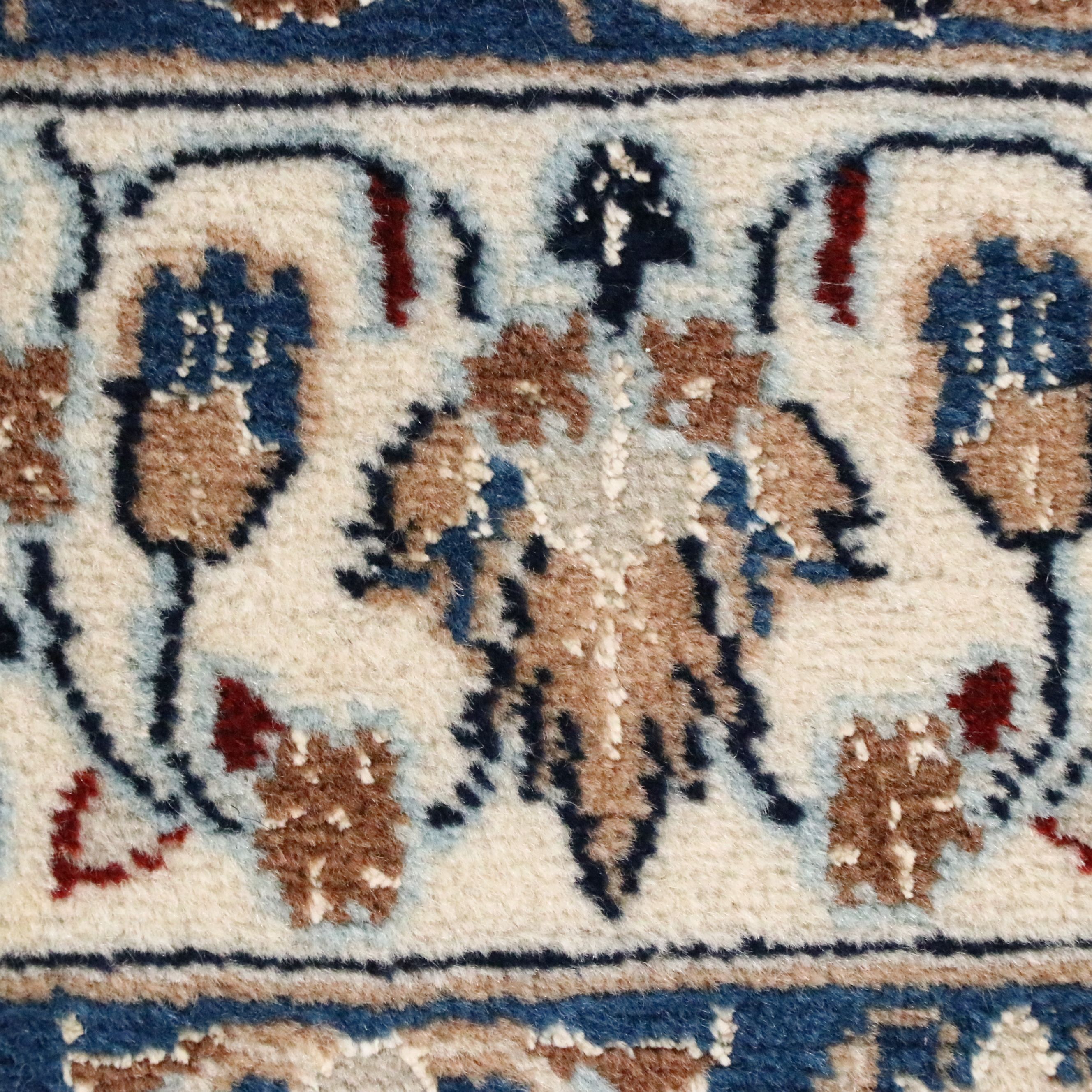3'8 x 6'3 Hand-Knotted Persian Isfahan Area Rug