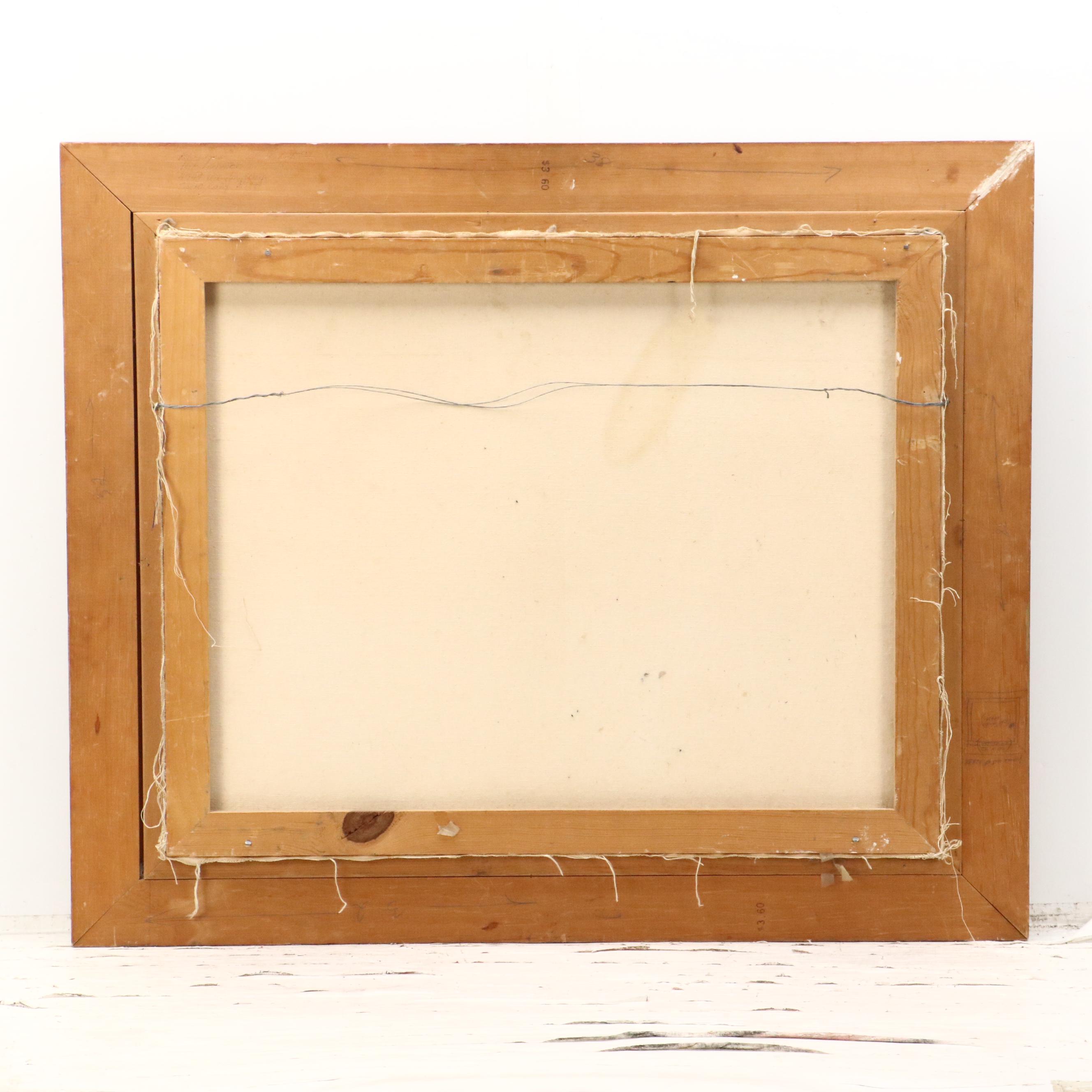 Pat Lemmon Impressionist Autumn Valley Landscape Oil Painting