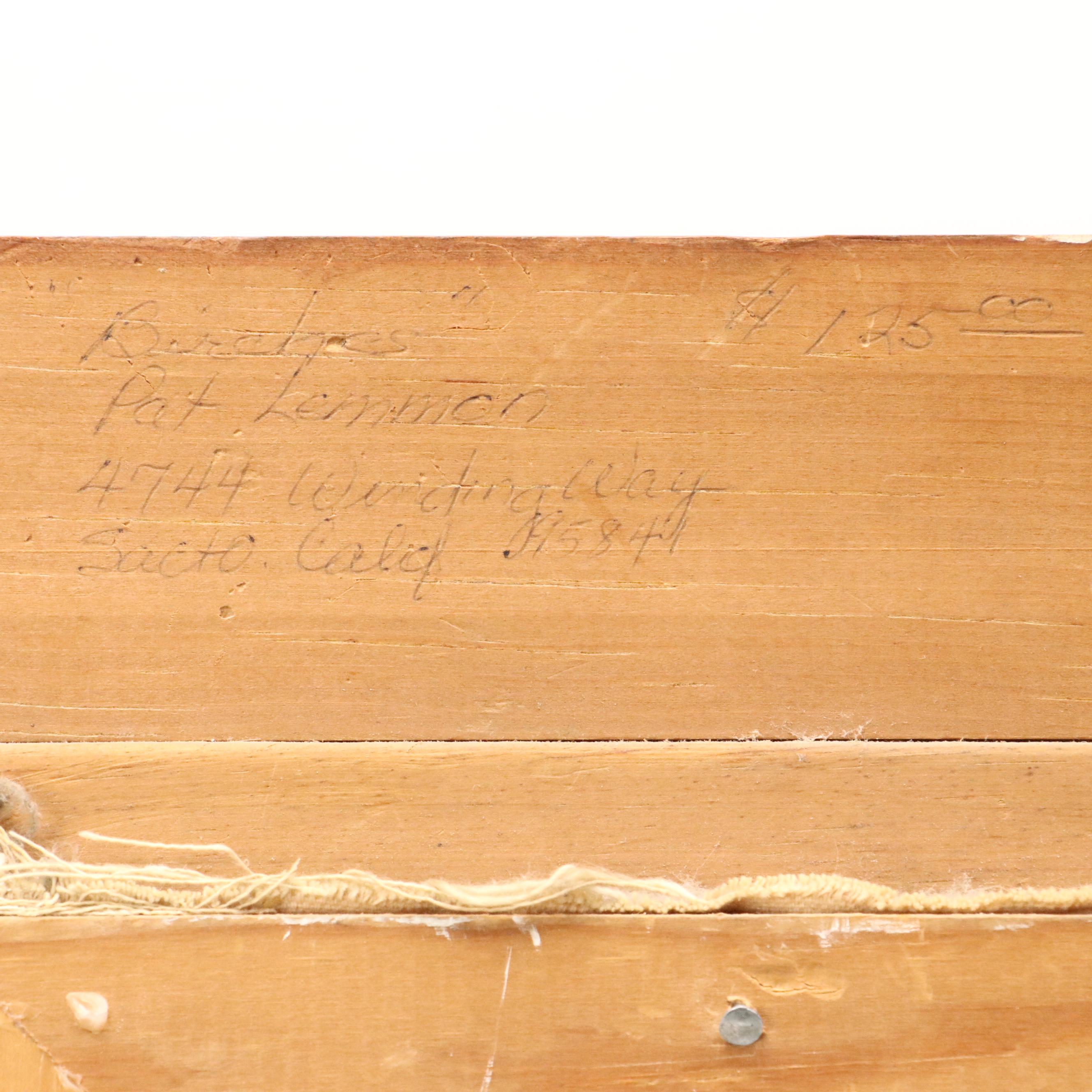 Pat Lemmon Impressionist Autumn Valley Landscape Oil Painting