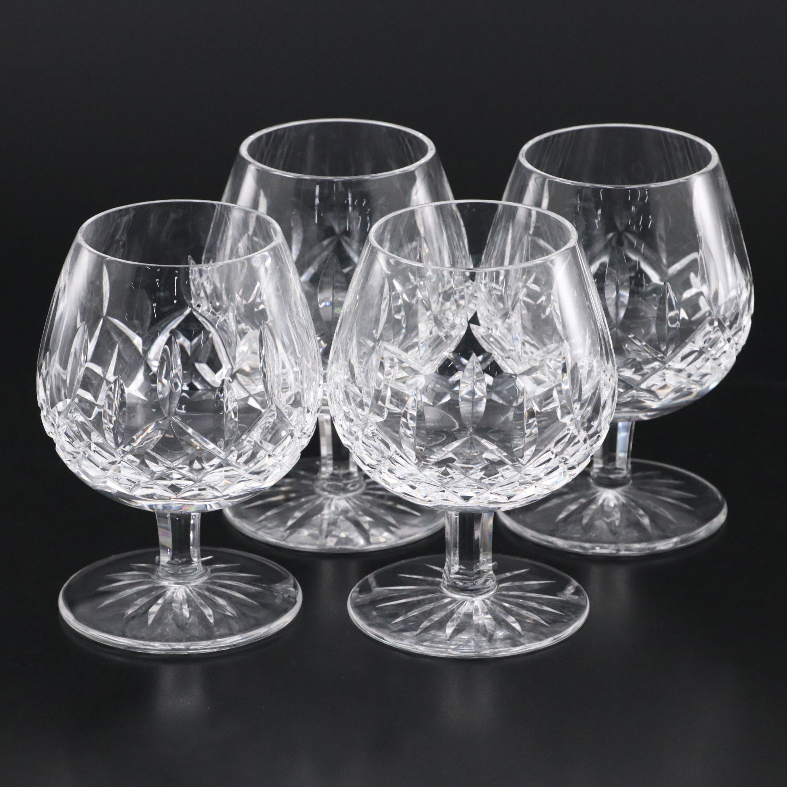 Waterford Crystal "Lismore" Brandy Snifters