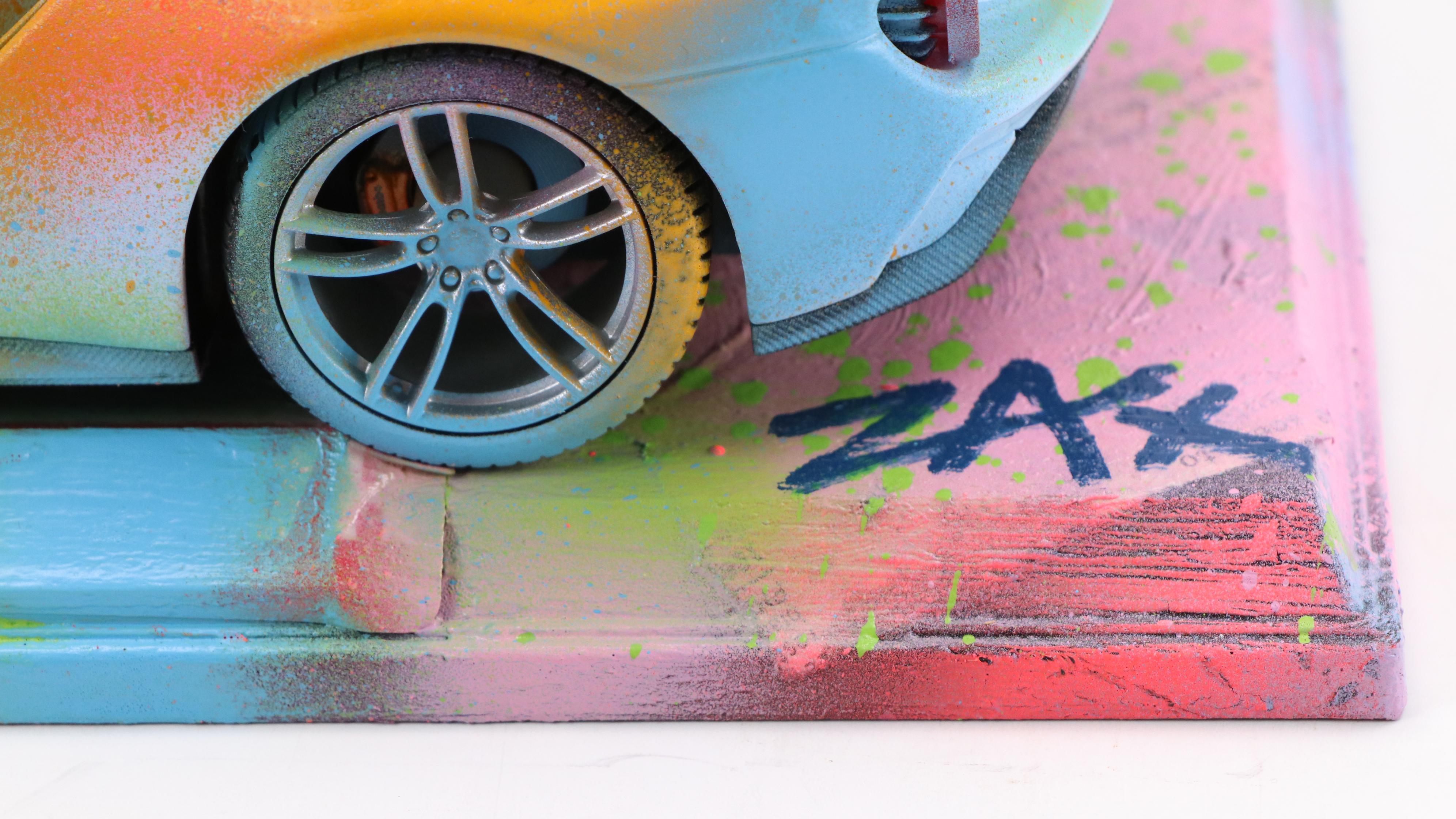 E.M. Zax Spray- and Drip-Painted Model Car, 2025