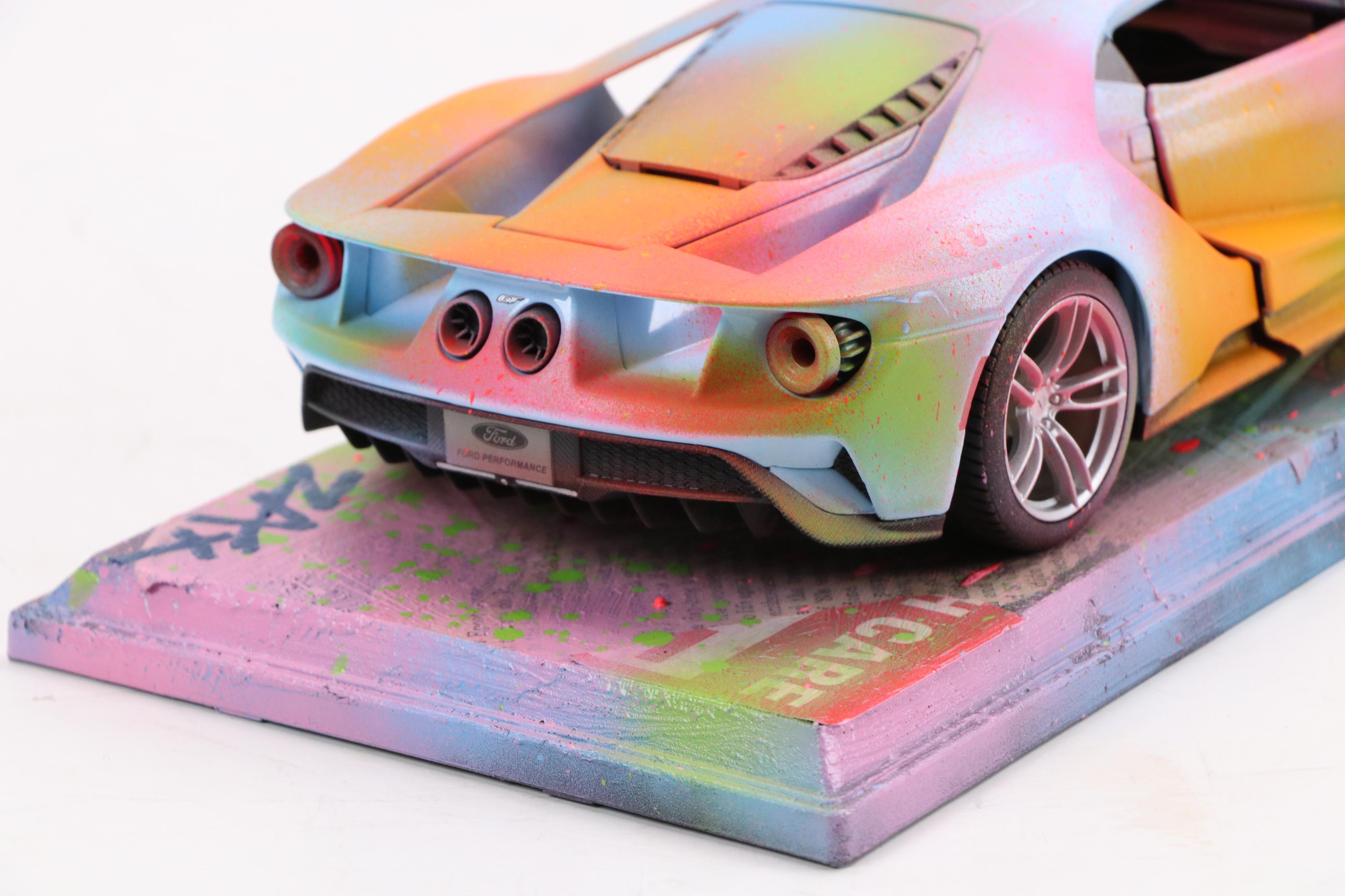 E.M. Zax Spray- and Drip-Painted Model Car, 2025