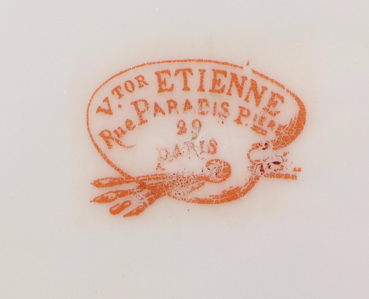 Victor Étienne Simyan Porcelain Bleu Céleste Courting Scene Cabinet Plates