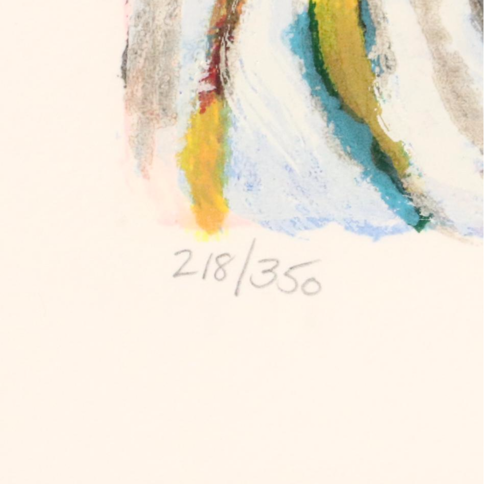 Zamy Steynovitz Embellished Serigraph "After the Wedding," 1998