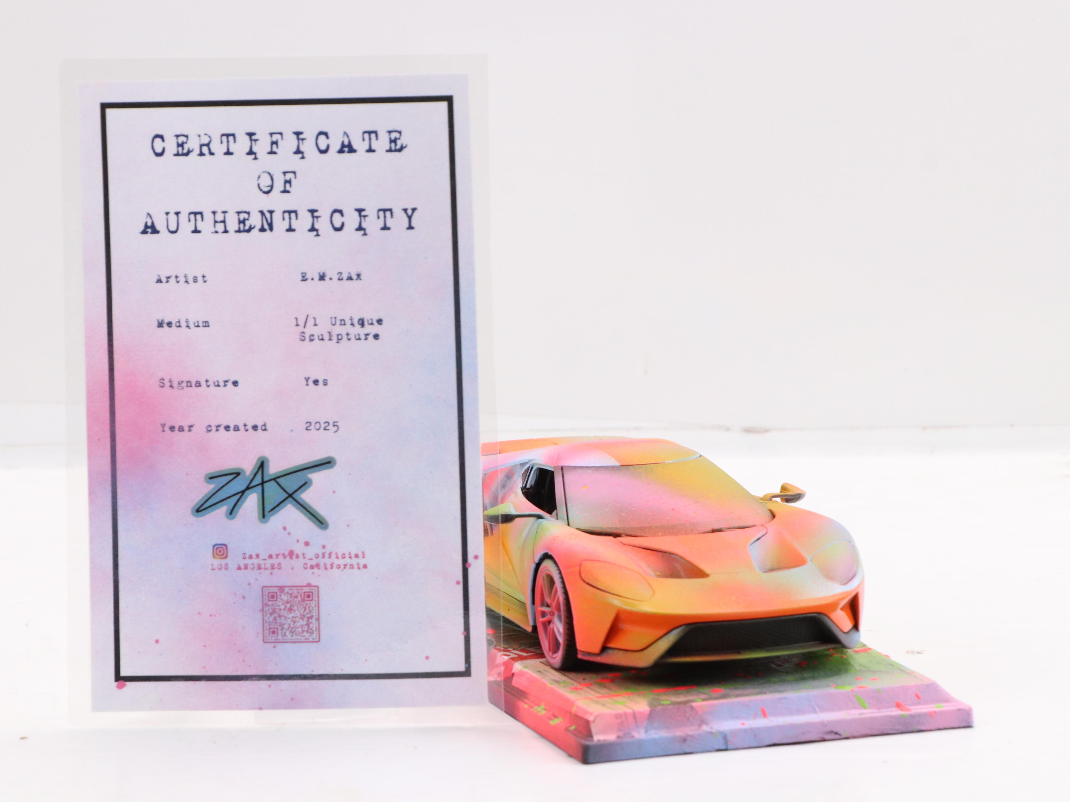 E.M. Zax Spray- and Drip-Painted Model Car, 2025