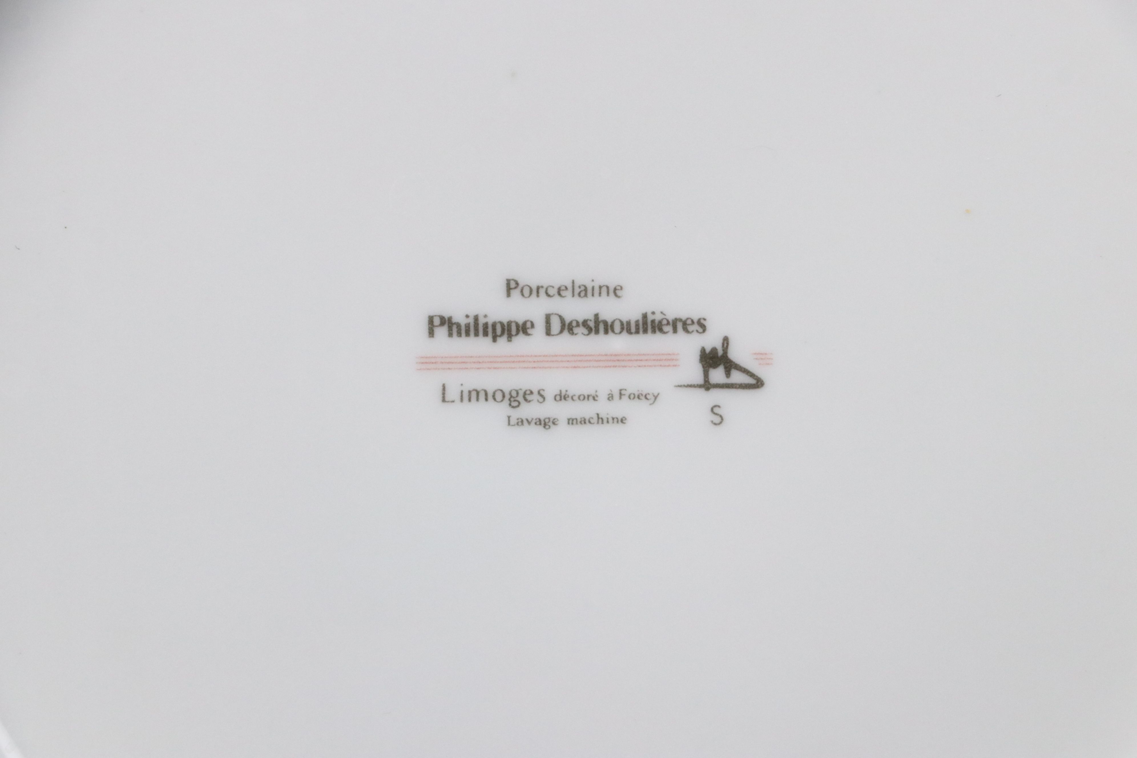 Philippe Deshoulières Limoges Porcelain Plates