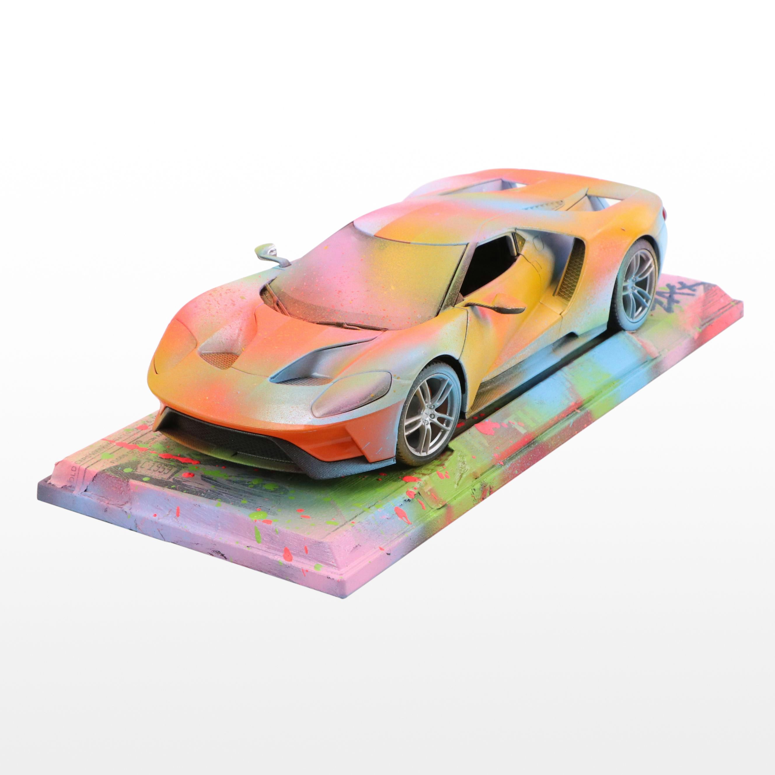 E.M. Zax Spray- and Drip-Painted Model Car, 2025