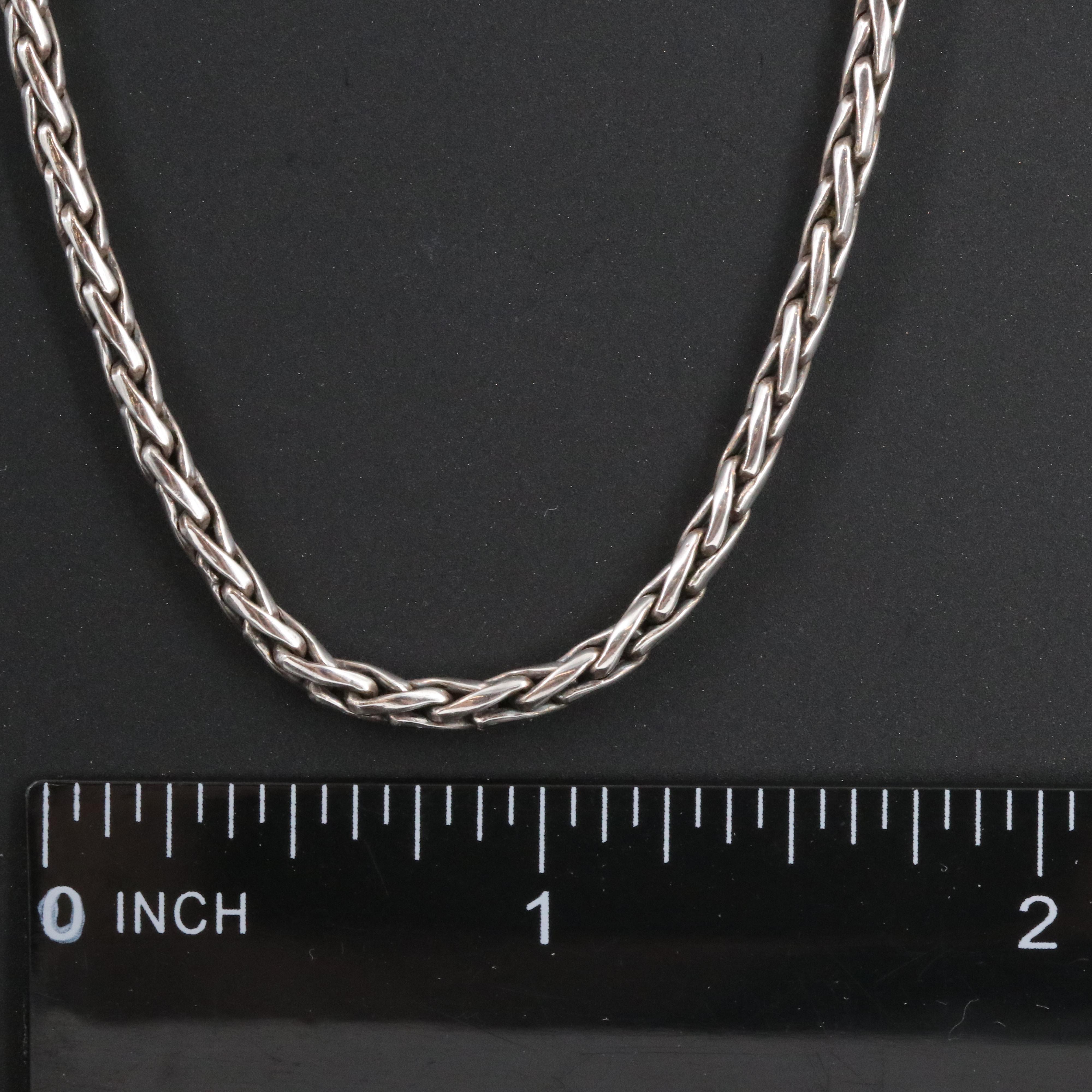 EFFY Sterling Wheat Chain Necklace