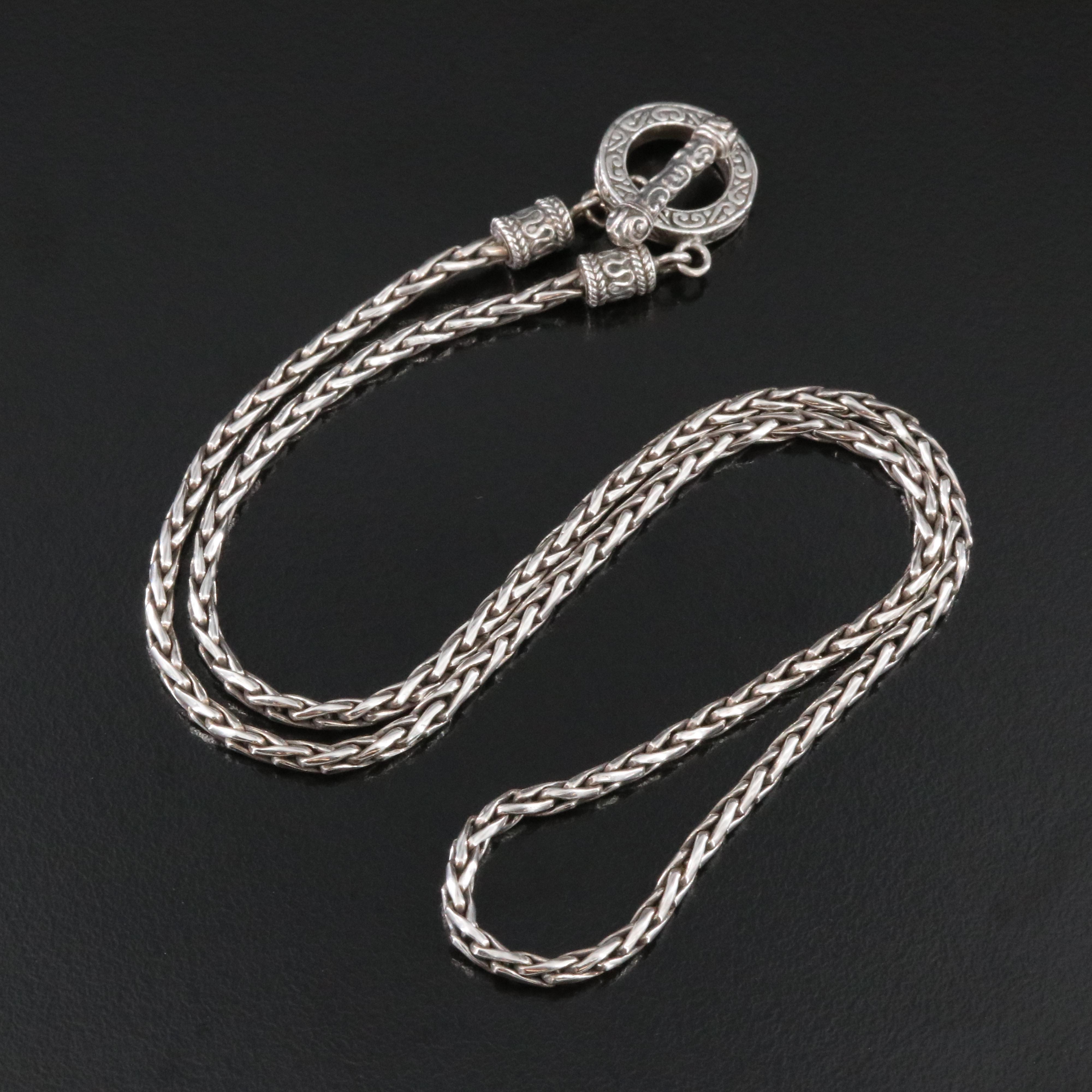 EFFY Sterling Wheat Chain Necklace