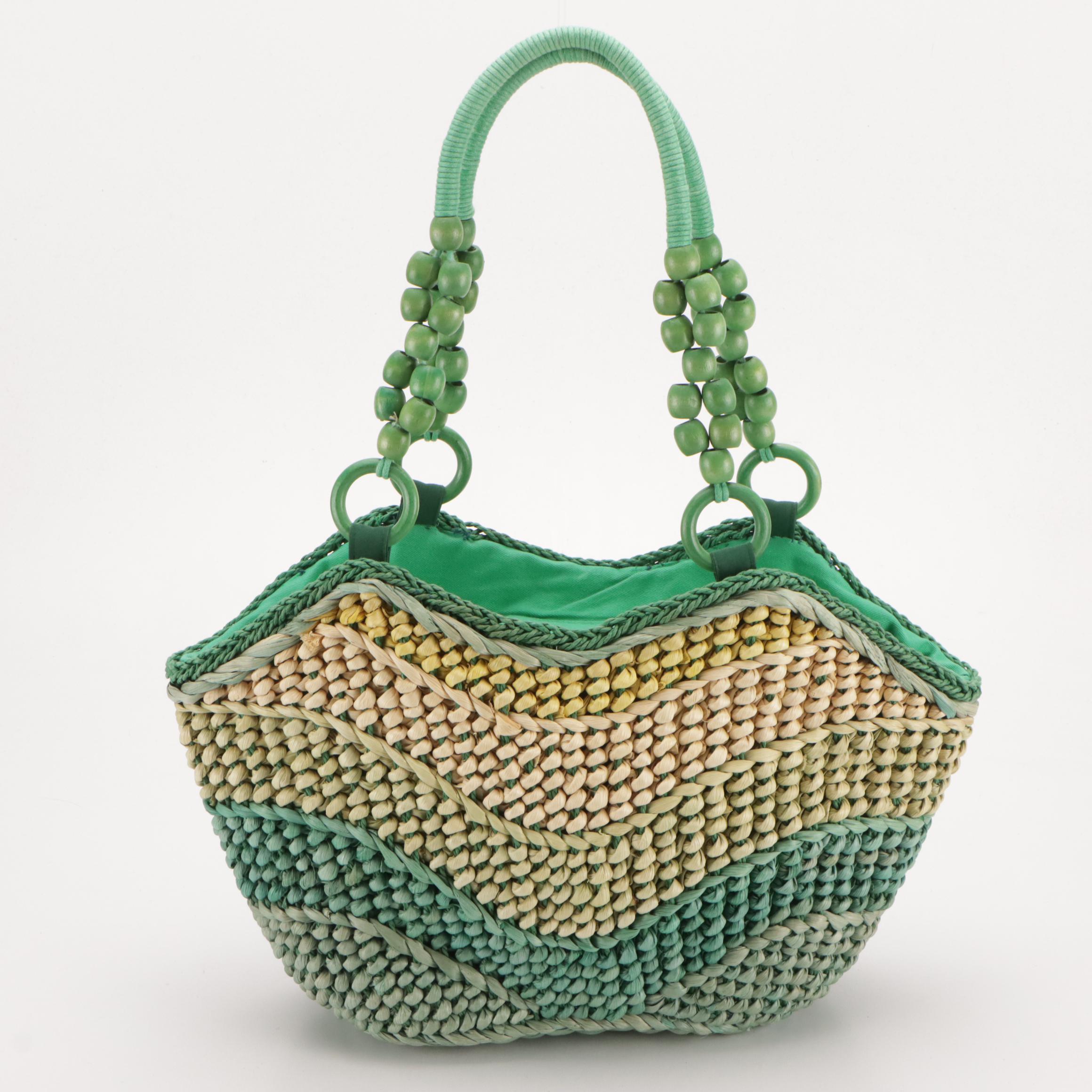 Elliott Lucca Woven Leather, Coldwater Creek Raffia and Other Shoulder Bags