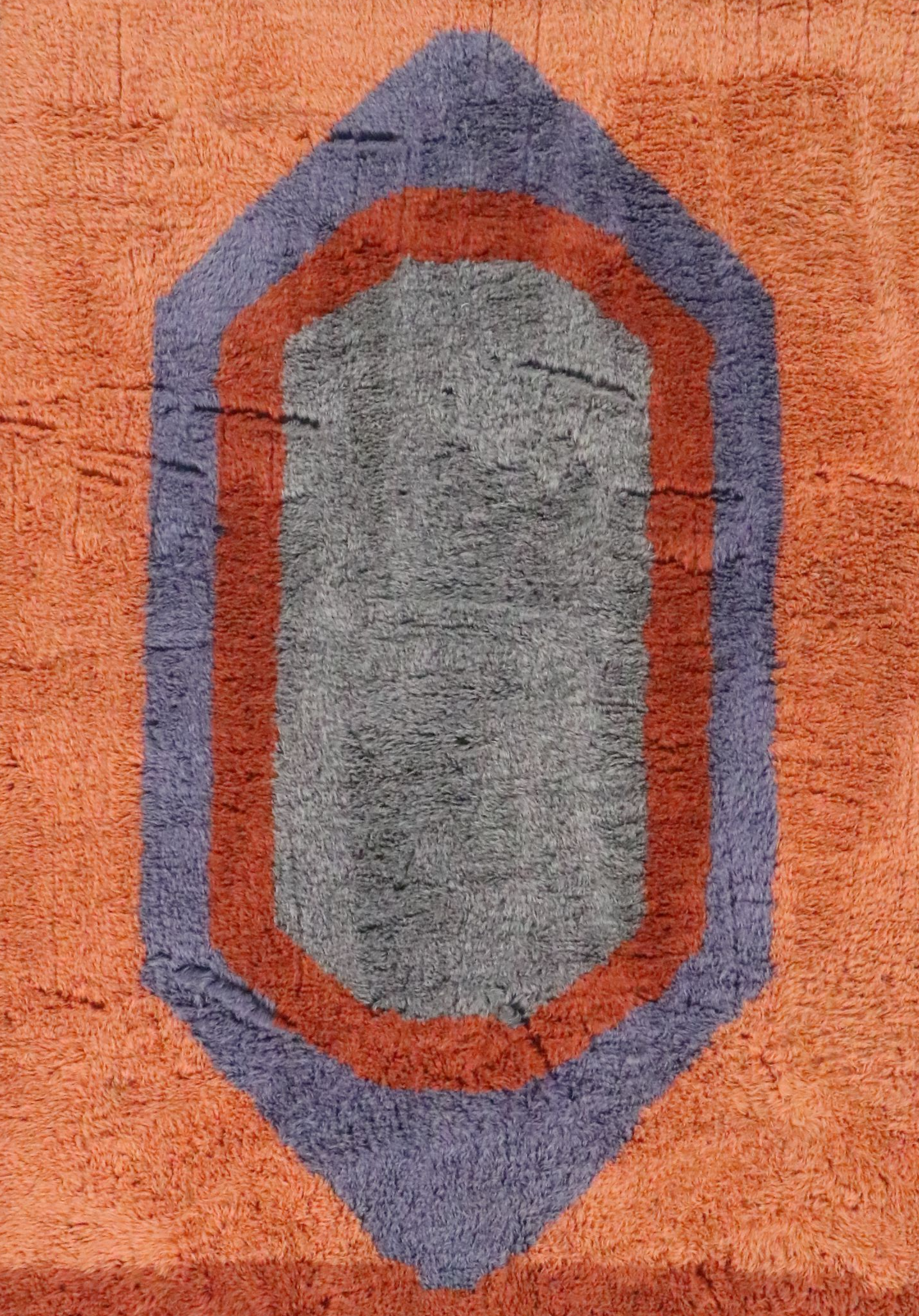 6'2 x 9'7 Hand-Knotted Revival Rugs Indian Contemporary Area Rug