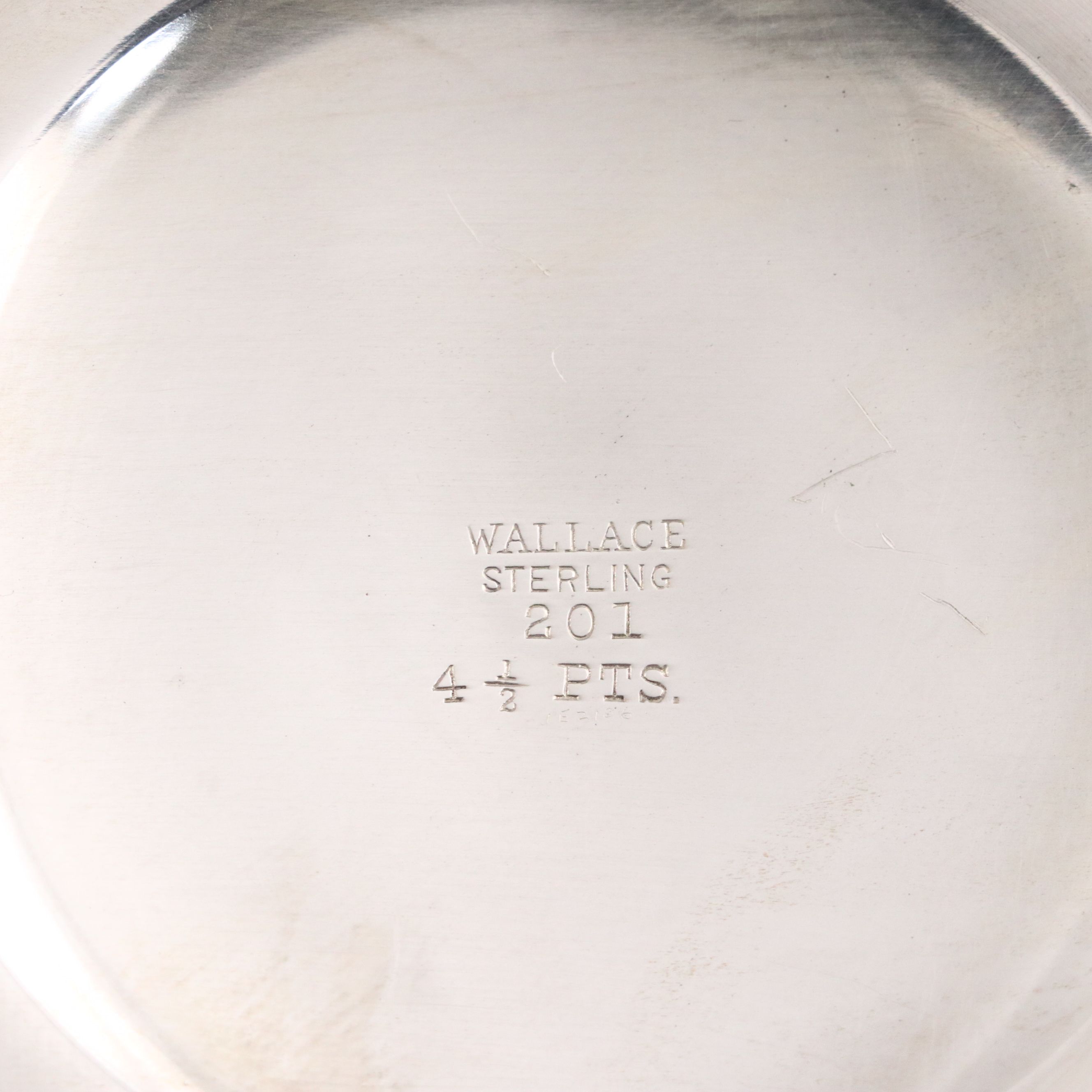 Wallace Sterling Silver Water Pitcher, Early to Mid-20th Century