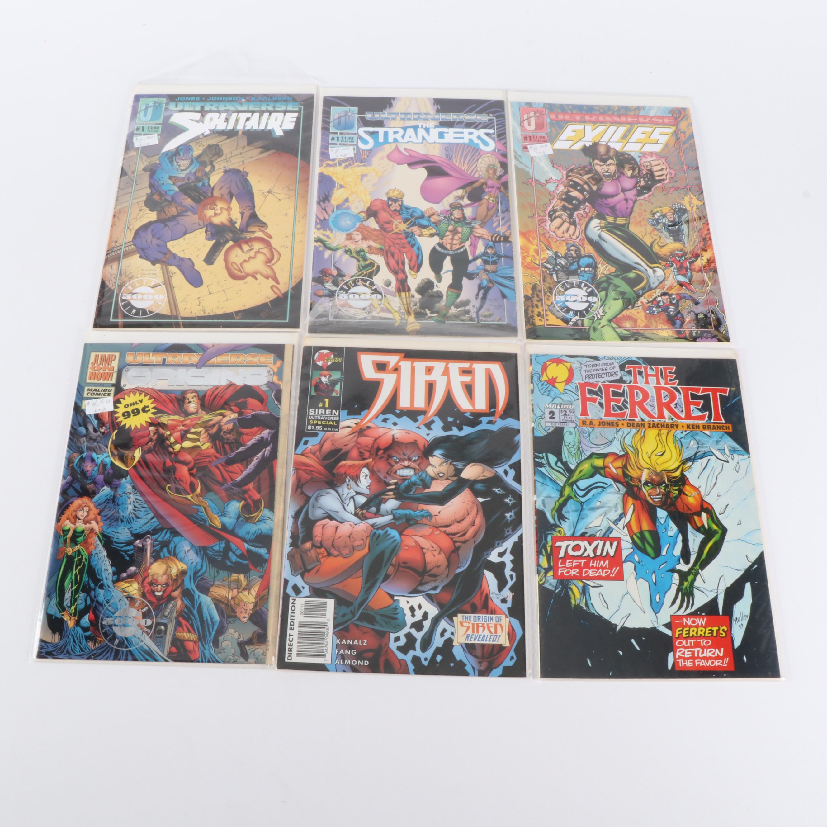 Modern Age "Ultraverse" Malibu Comic Books