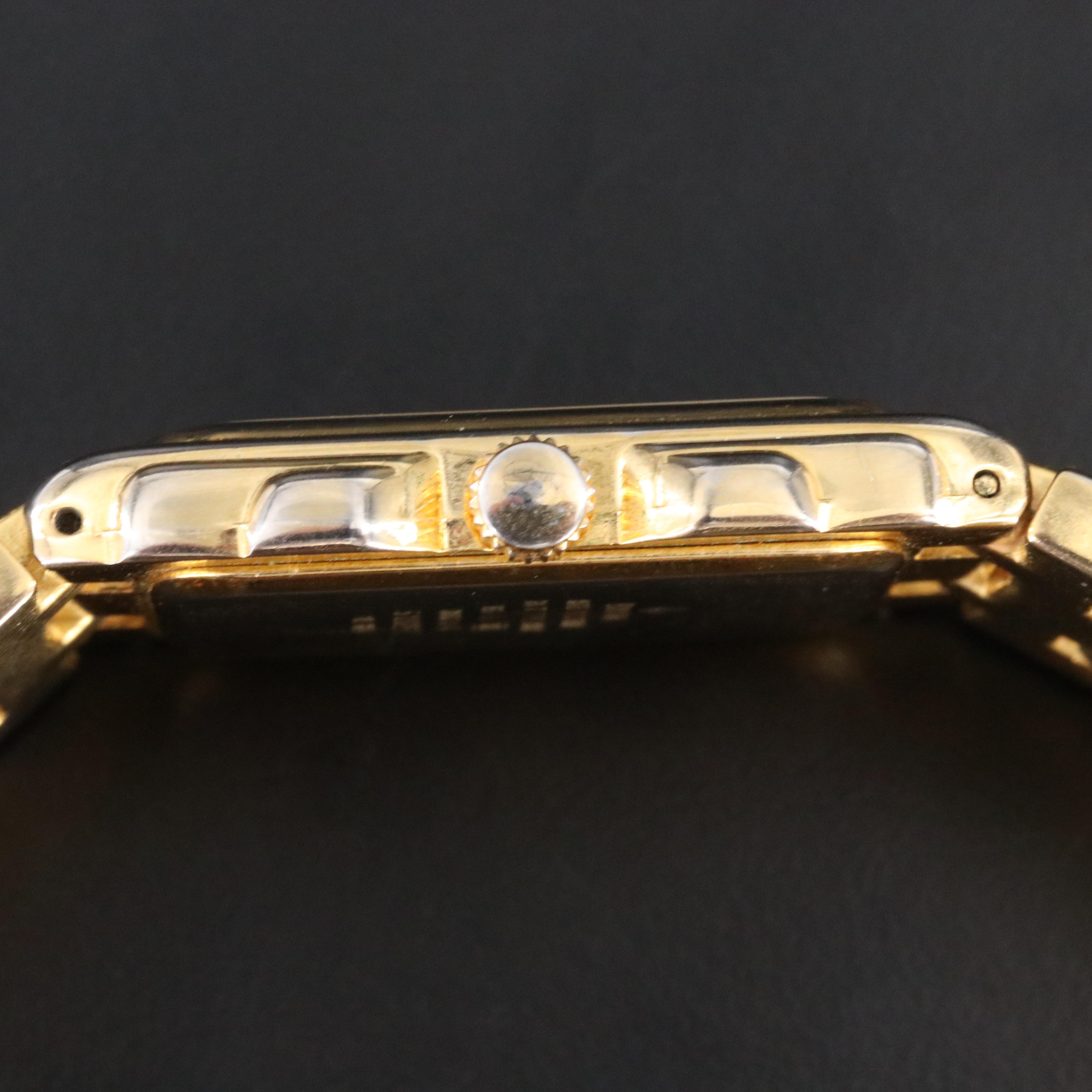 Bulova Diamond Accent Gold-Plated Watch