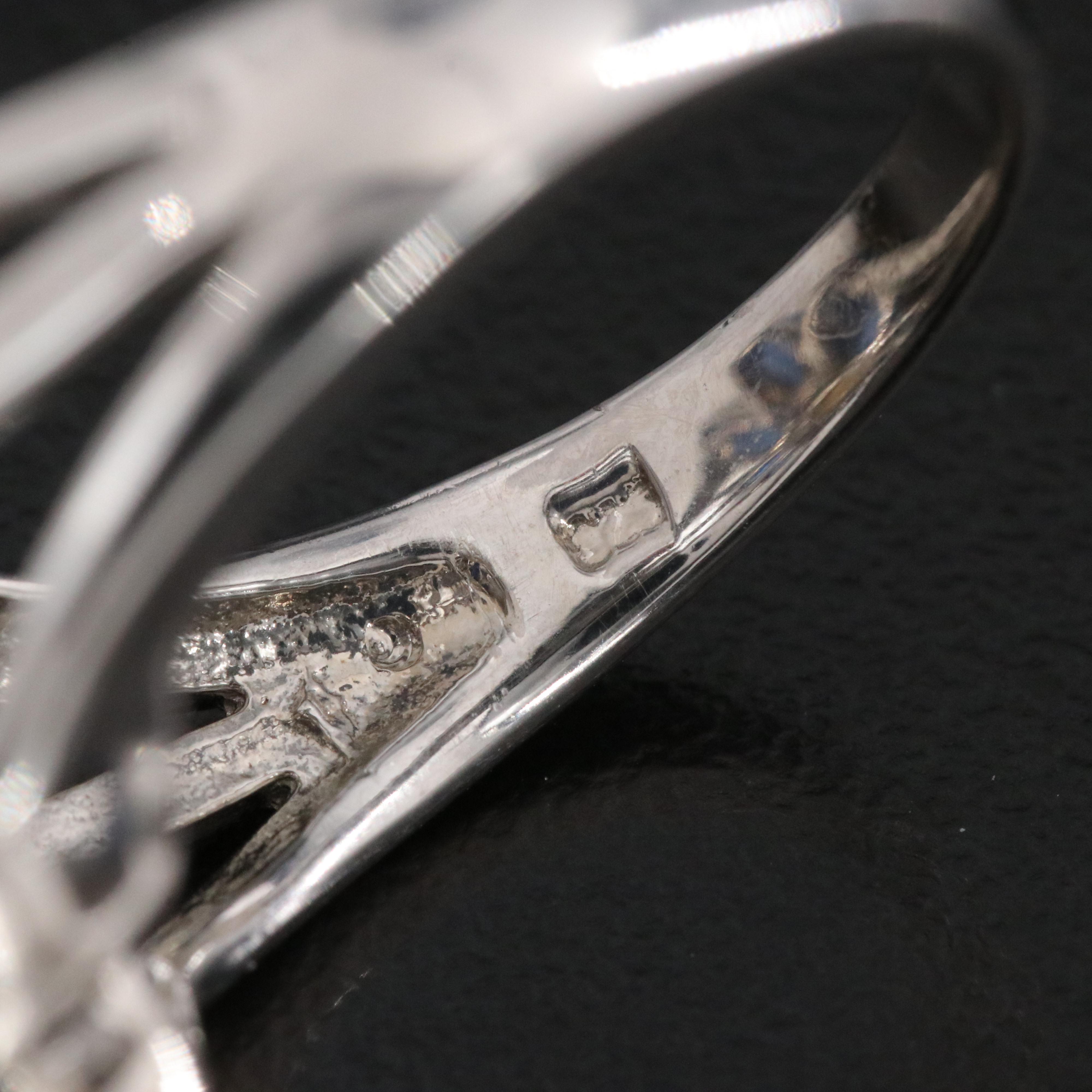 Sterling Opal and Kyanite Flower Ring