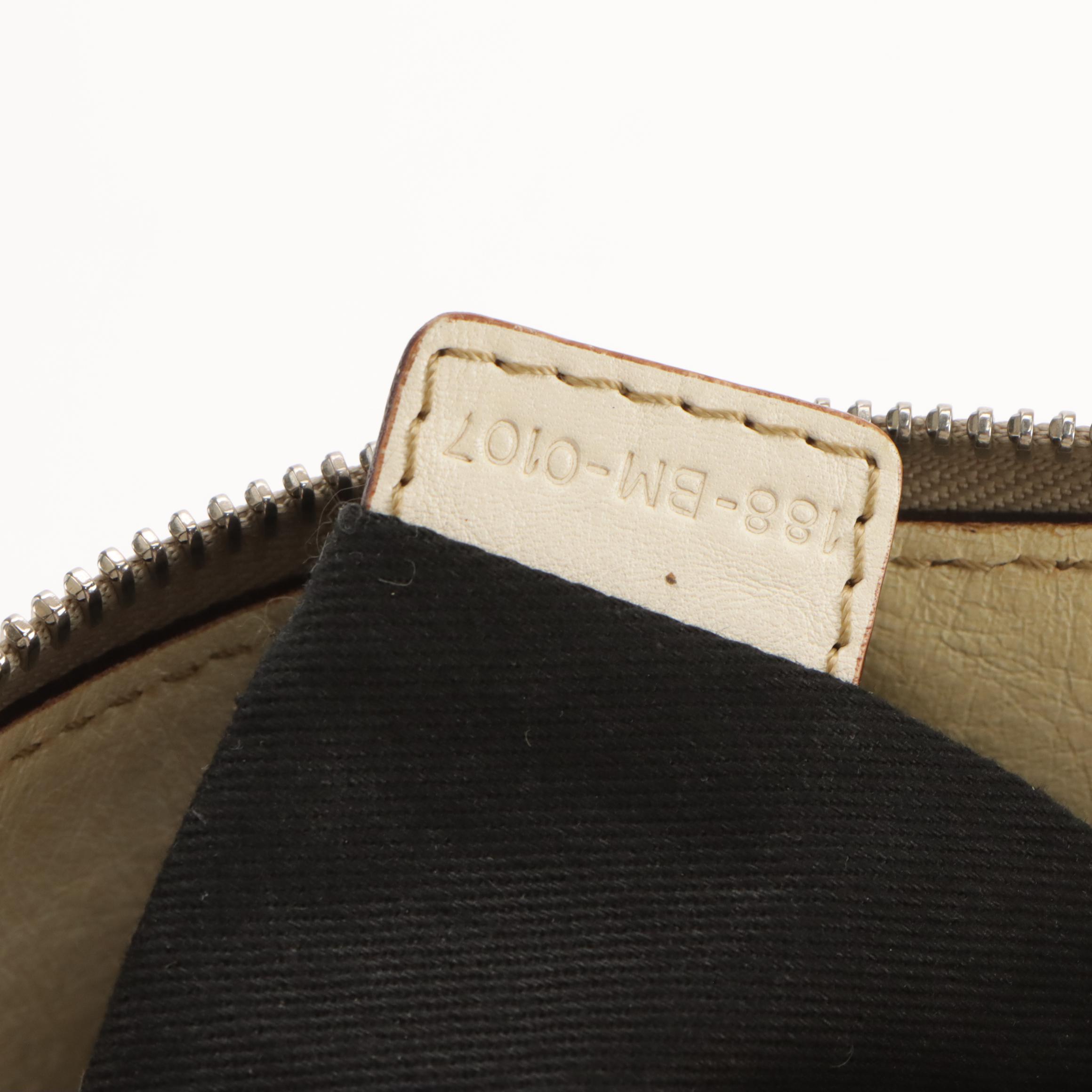 Chloé Edith Satchel Bag in Ivory Calfskin Leather