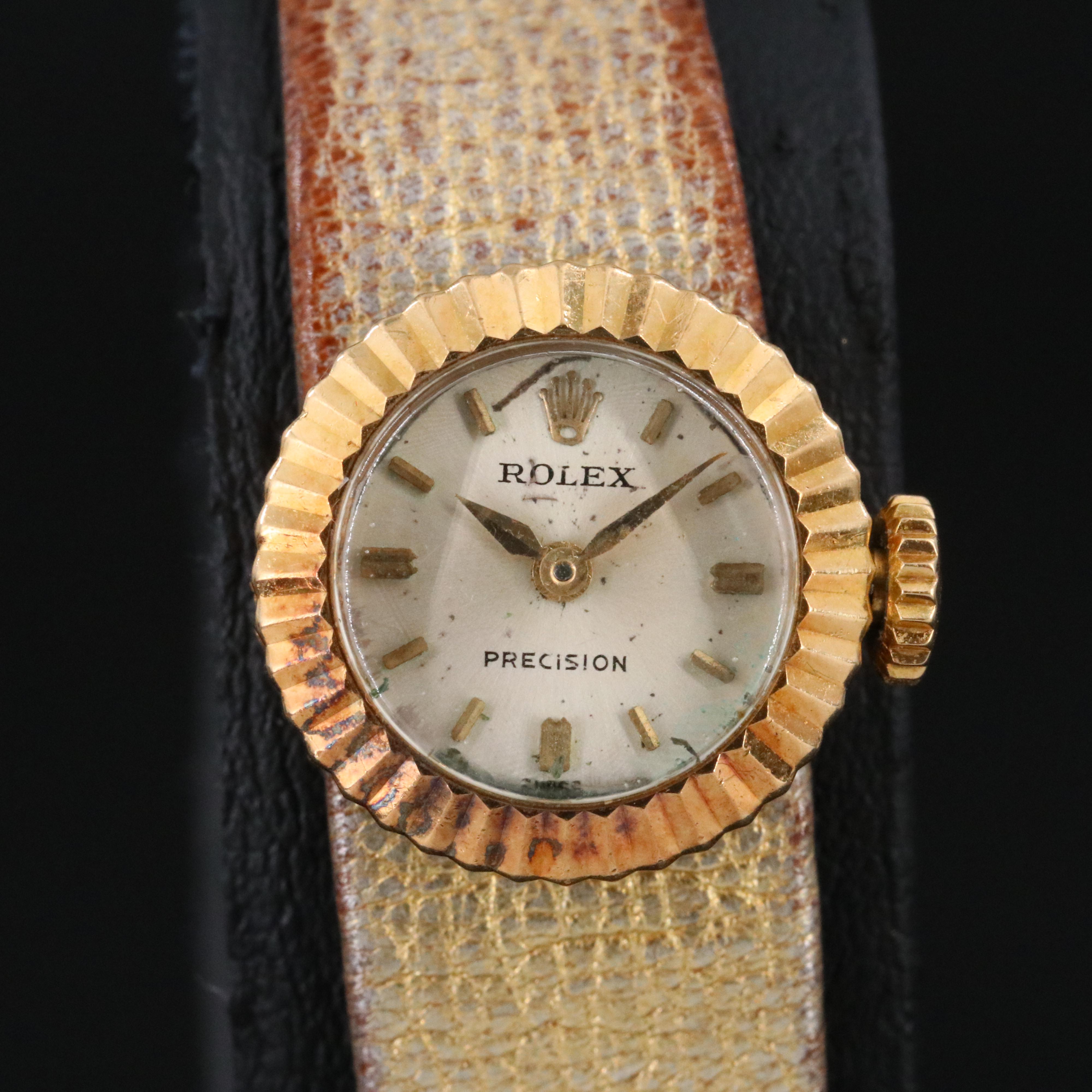Rolex Chameleon 18K Gold Vintage Watch c.1959