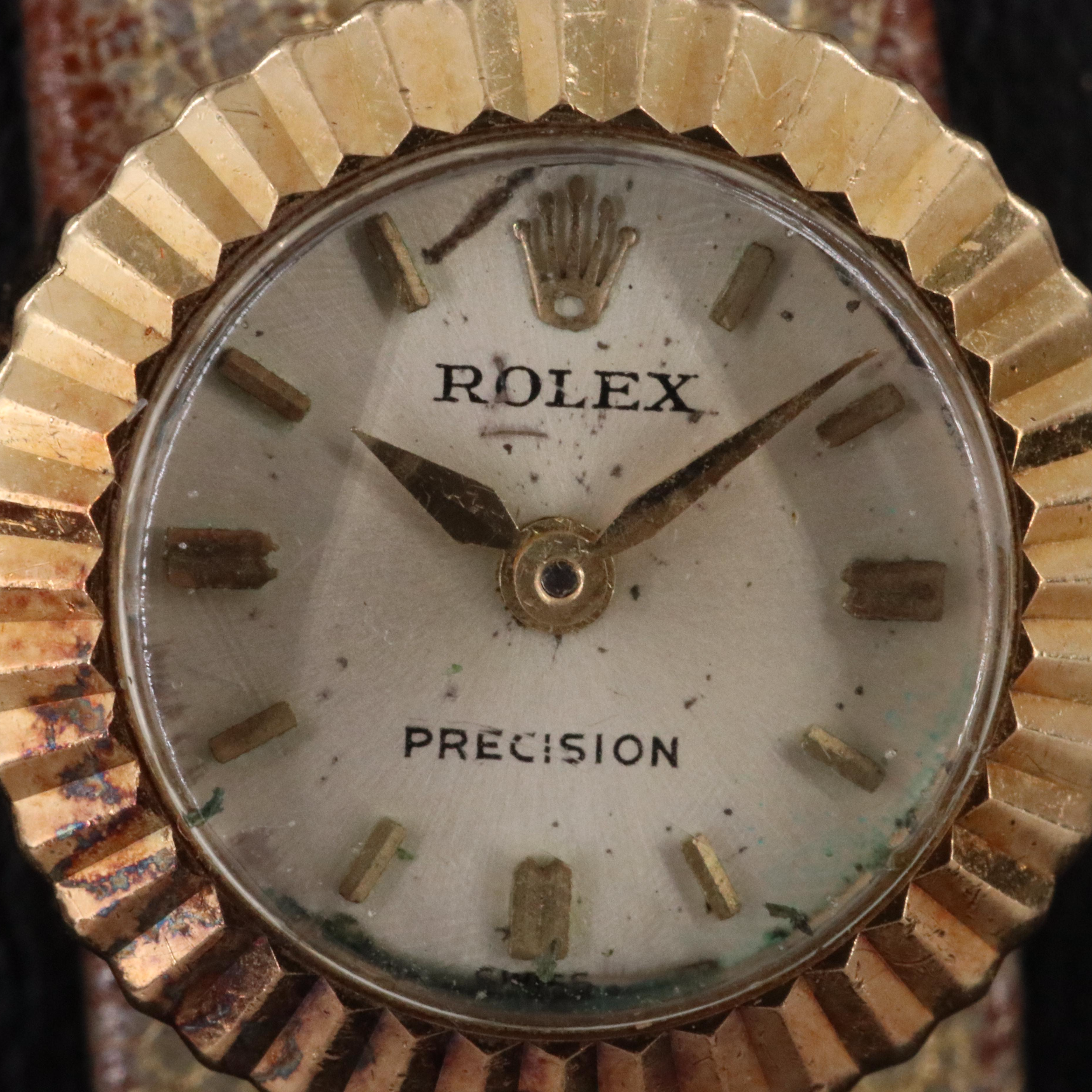 Rolex Chameleon 18K Gold Vintage Watch c.1959
