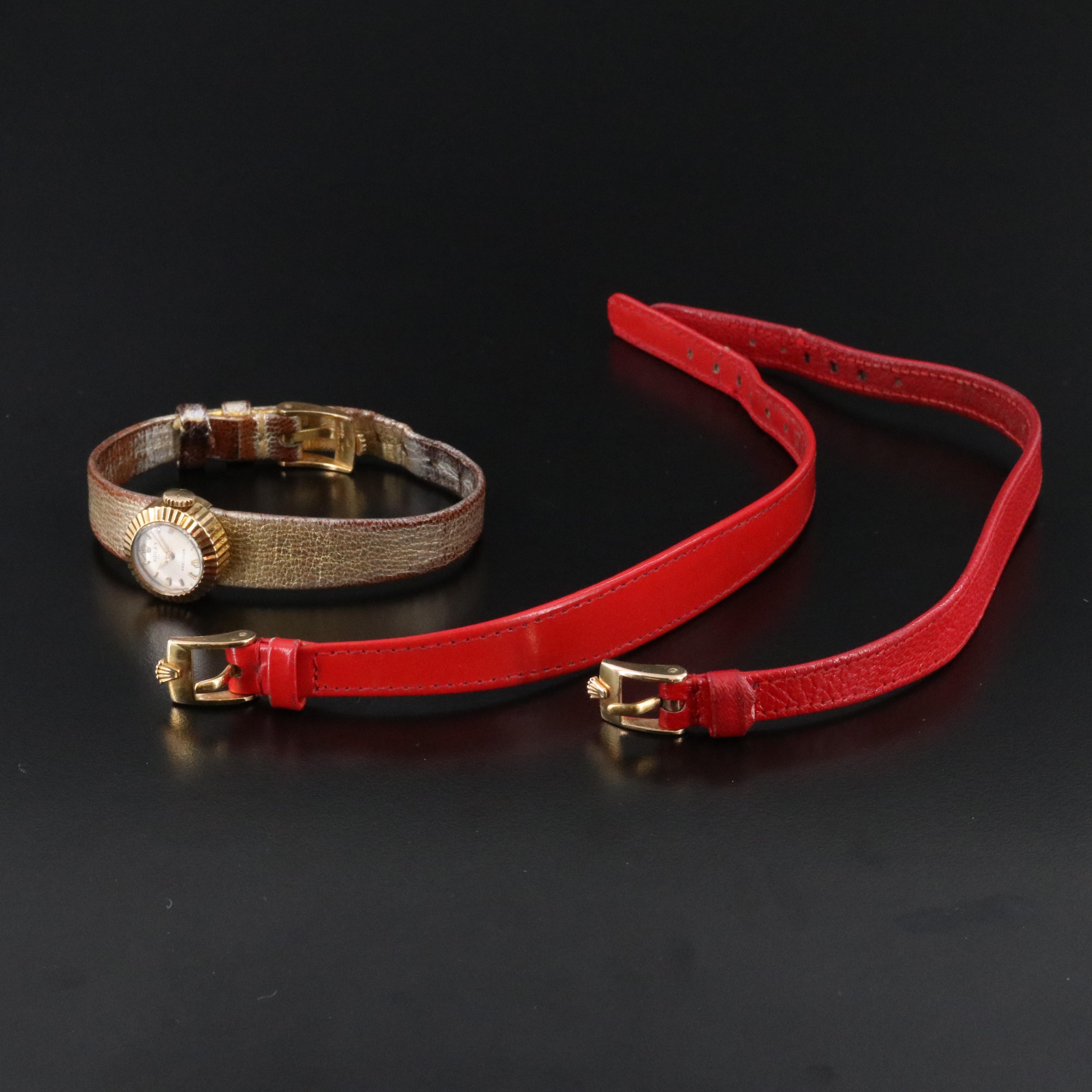 Rolex Chameleon 18K Gold Vintage Watch c.1959