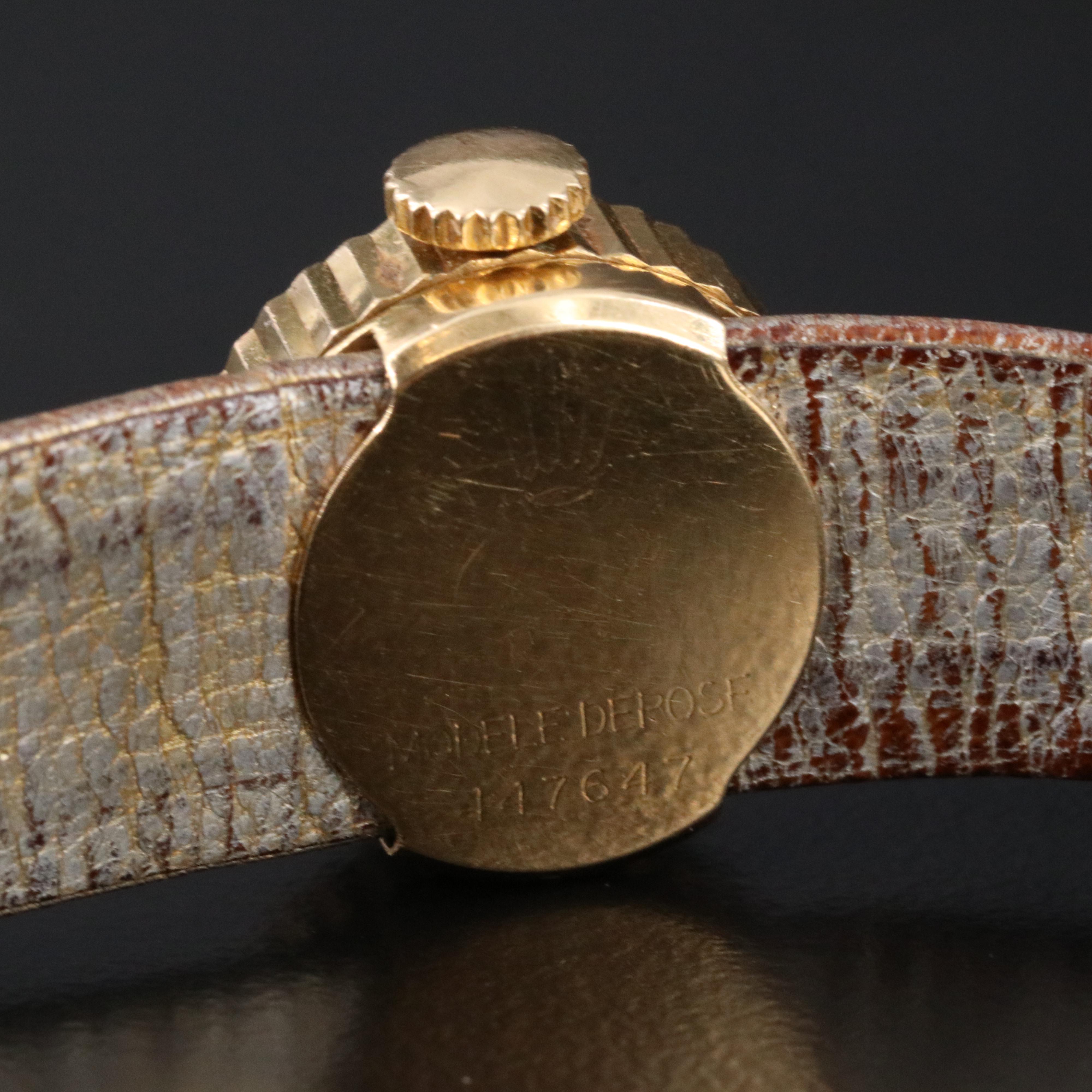 Rolex Chameleon 18K Gold Vintage Watch c.1959