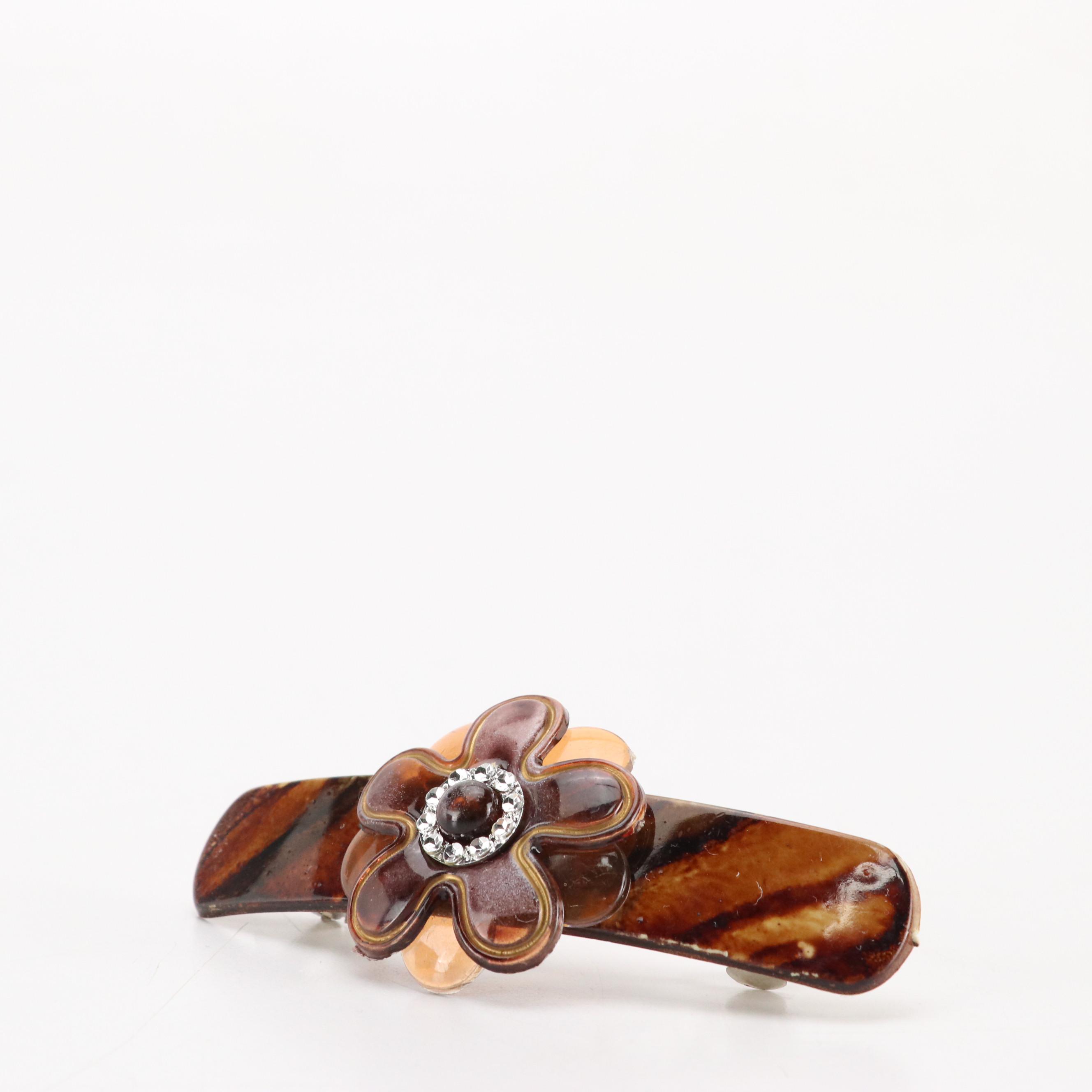 Embellished Barrettes, Clips, and More Hair Accessories