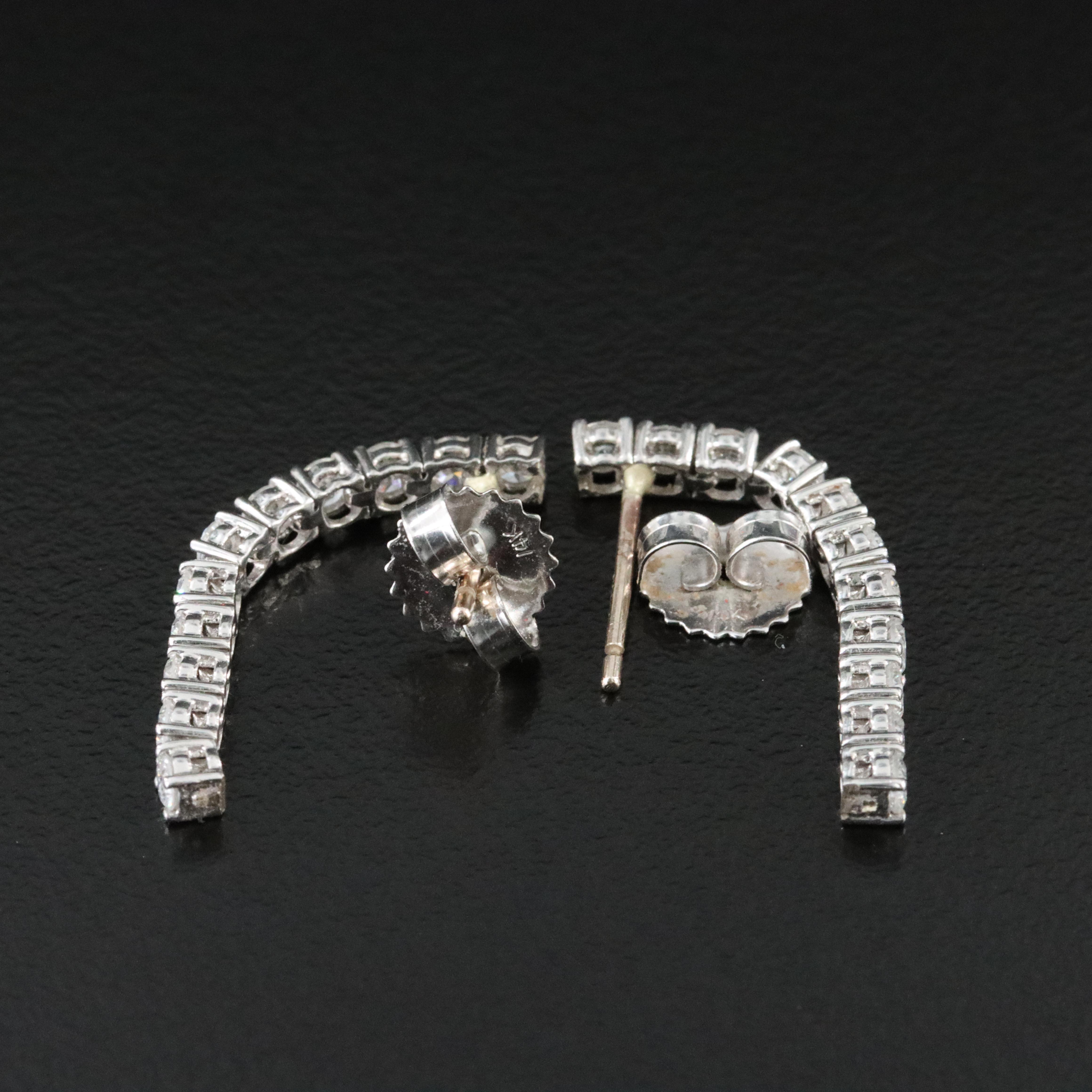 14K 1.01 CTW Lab Grown Diamond Earrings