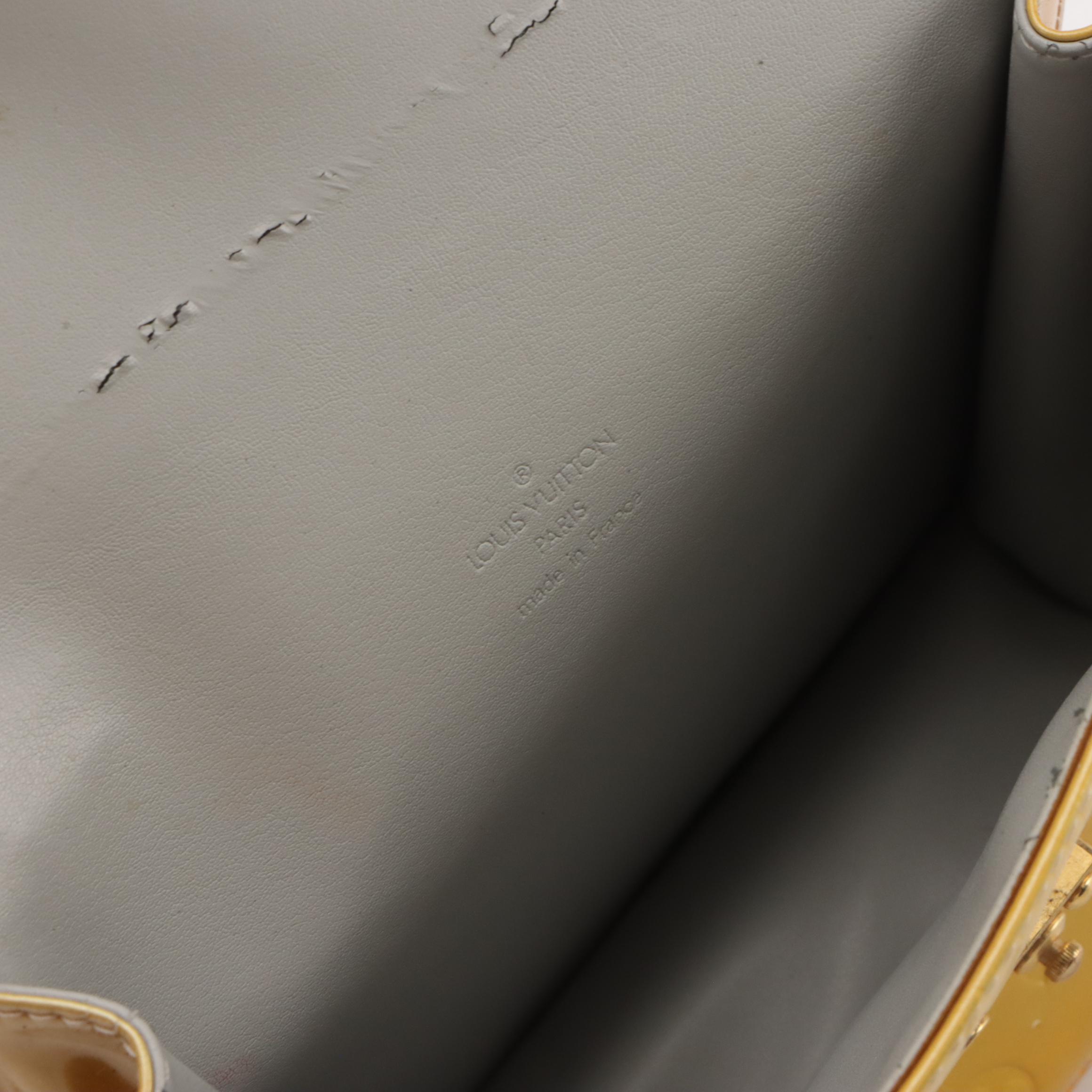 Louis Vuitton Spring Street Handbag in Monogram Vernis and Vachetta Leather