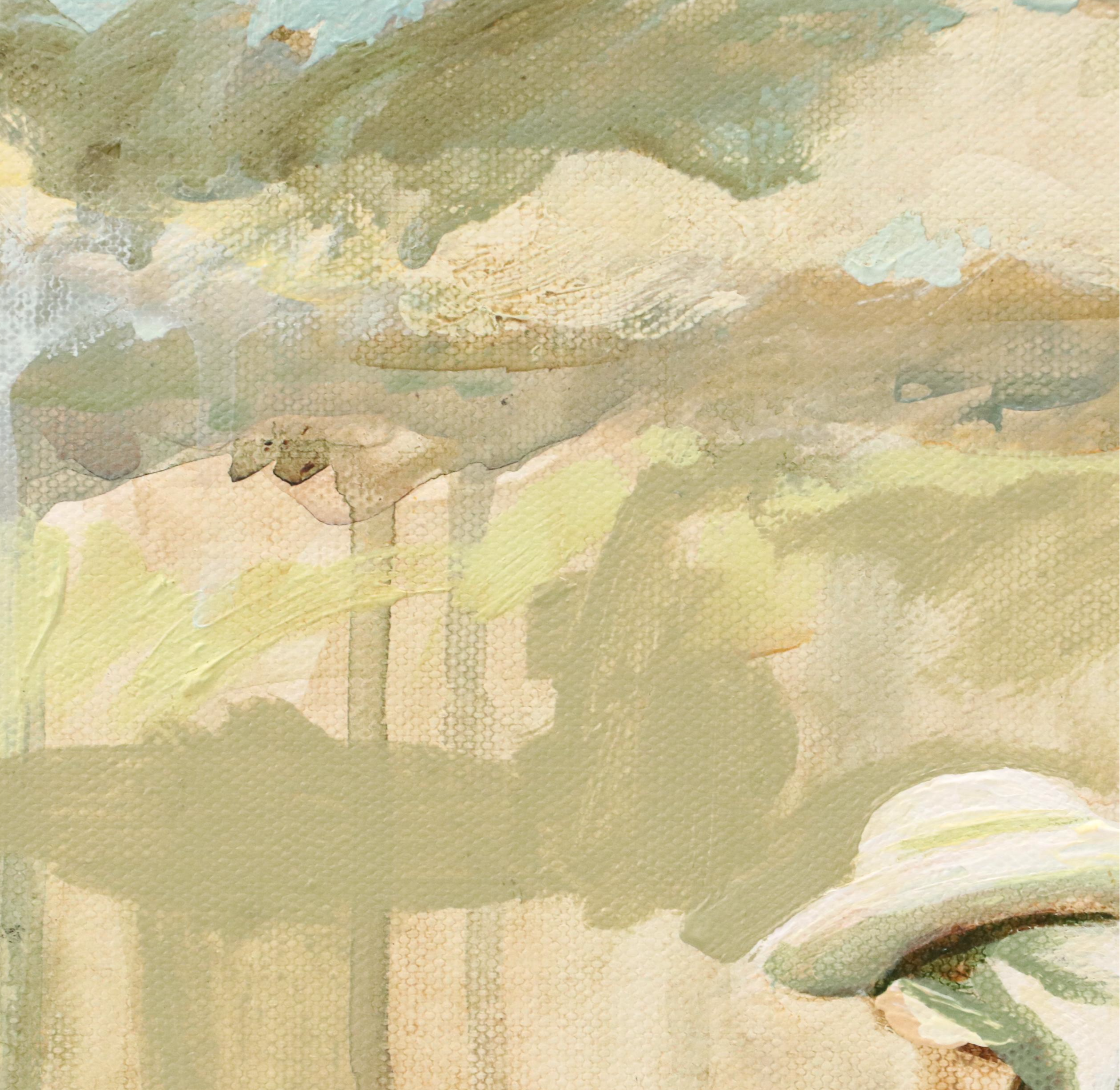 Rebecca Weller Figural Oil Painting From "The Workers" Series, 2011