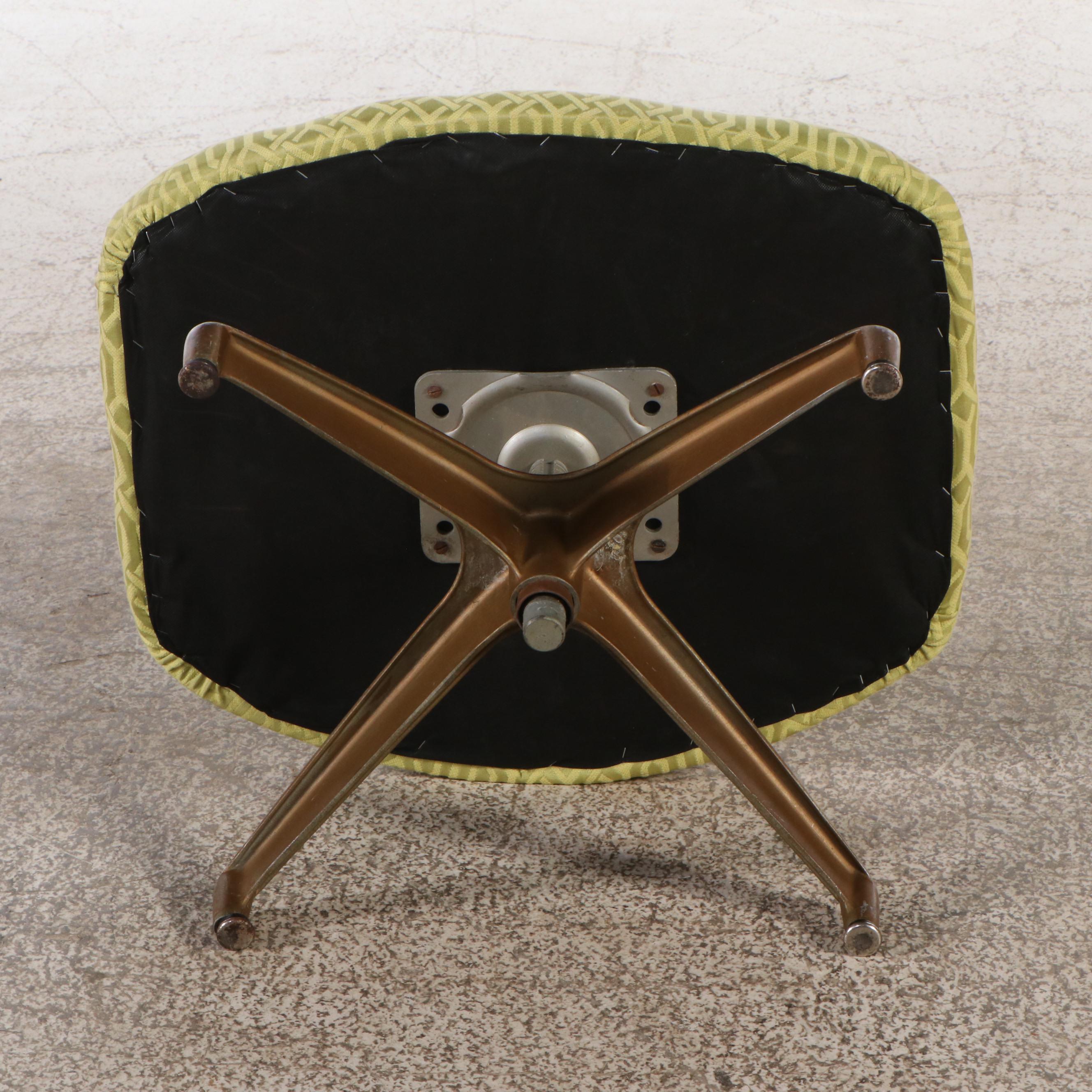 Adrian Pearsall 2174-C Swivel Lounge Chair and Ottoman, Mid-20th Century