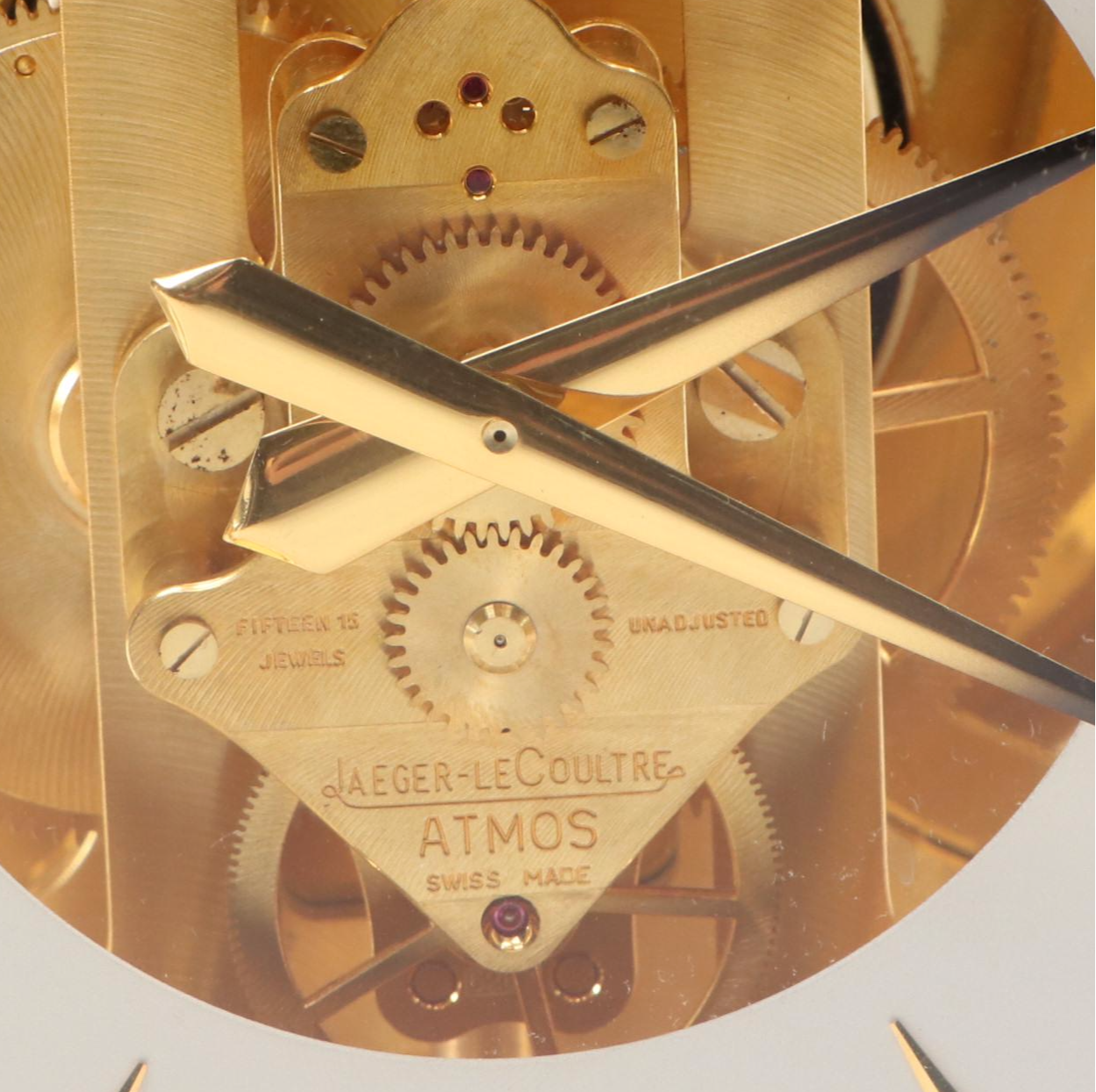 Jaeger-LeCoultre Swiss Atmos 25-Year Service Award Presentation Mantel Clock