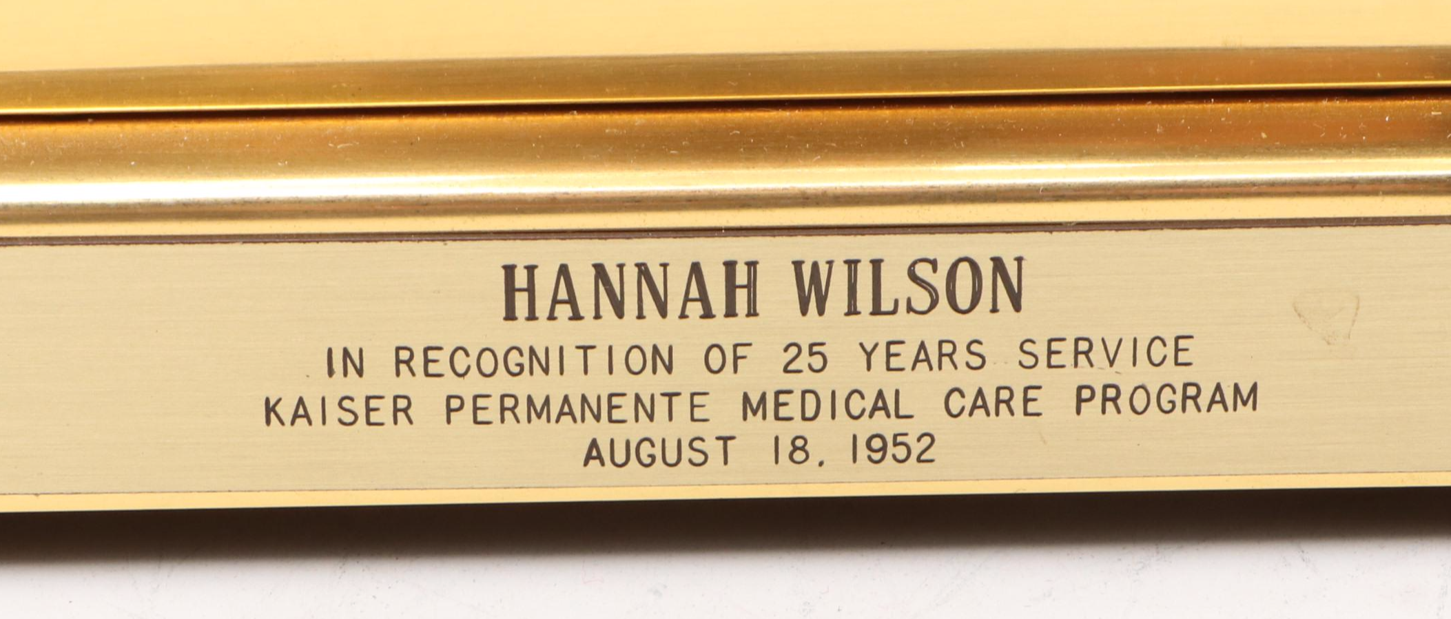 Jaeger-LeCoultre Swiss Atmos 25-Year Service Award Presentation Mantel Clock