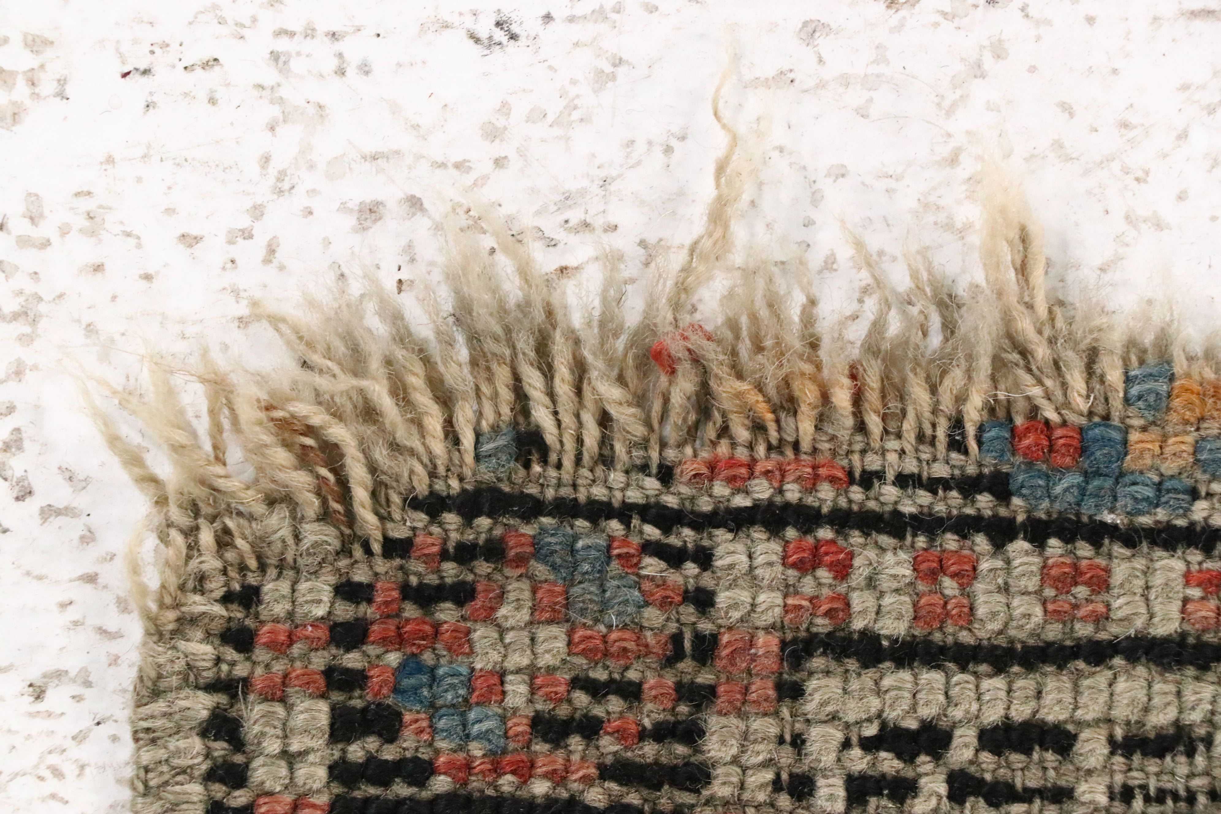 3'8 x 4'3 Hand-Knotted Caucasian Shirvan Area Rug, Semi-Antique