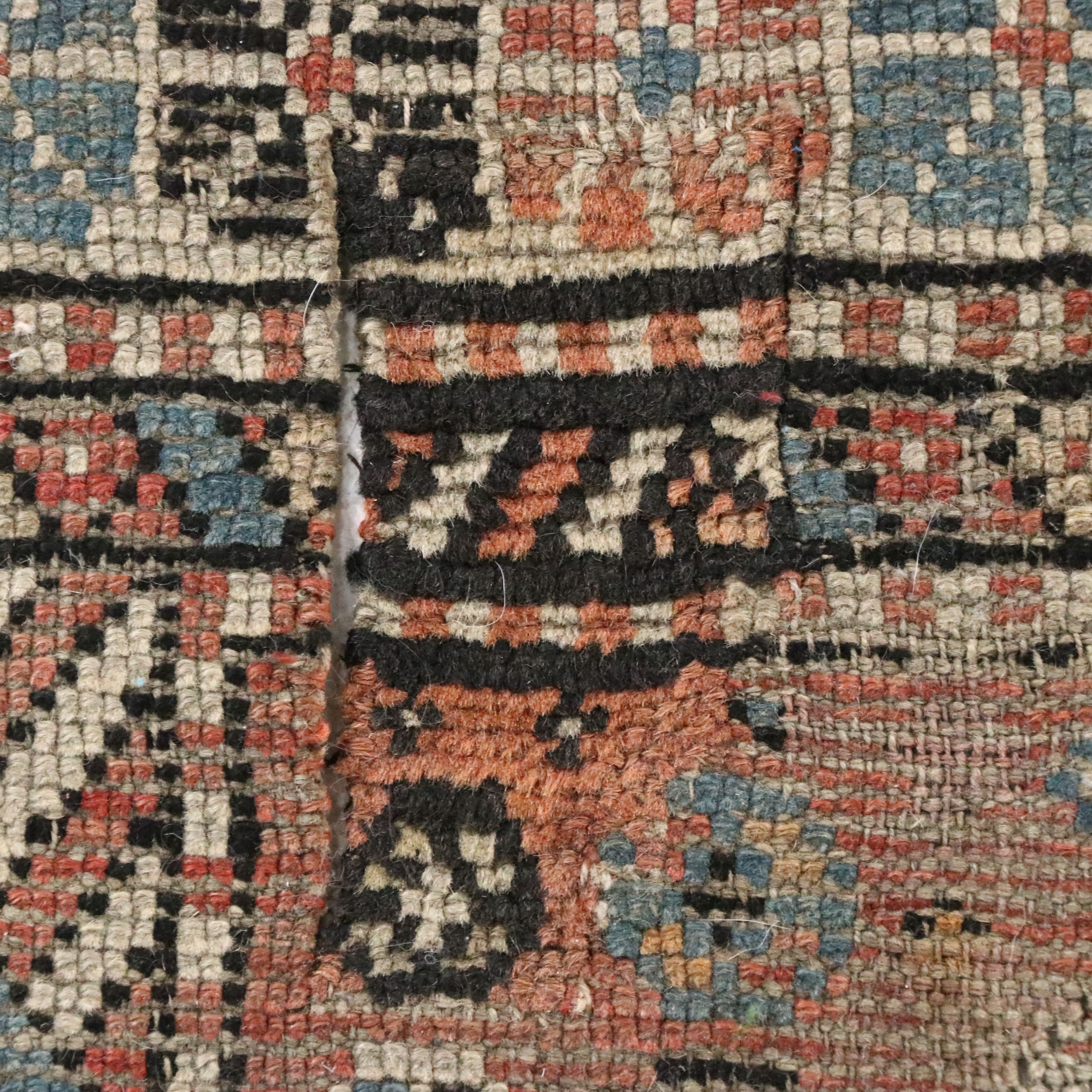 3'8 x 4'3 Hand-Knotted Caucasian Shirvan Area Rug, Semi-Antique