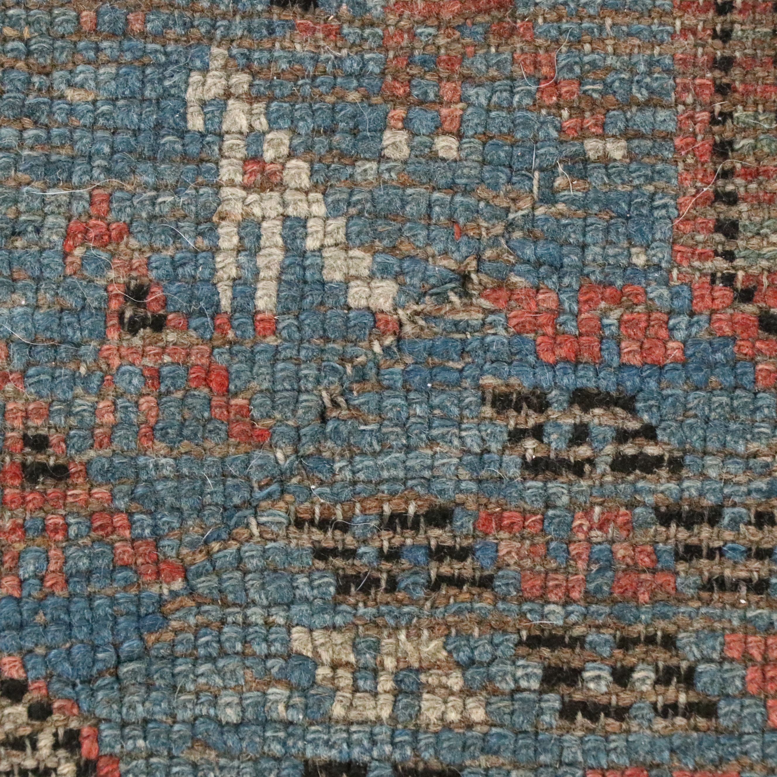 3'8 x 4'3 Hand-Knotted Caucasian Shirvan Area Rug, Semi-Antique