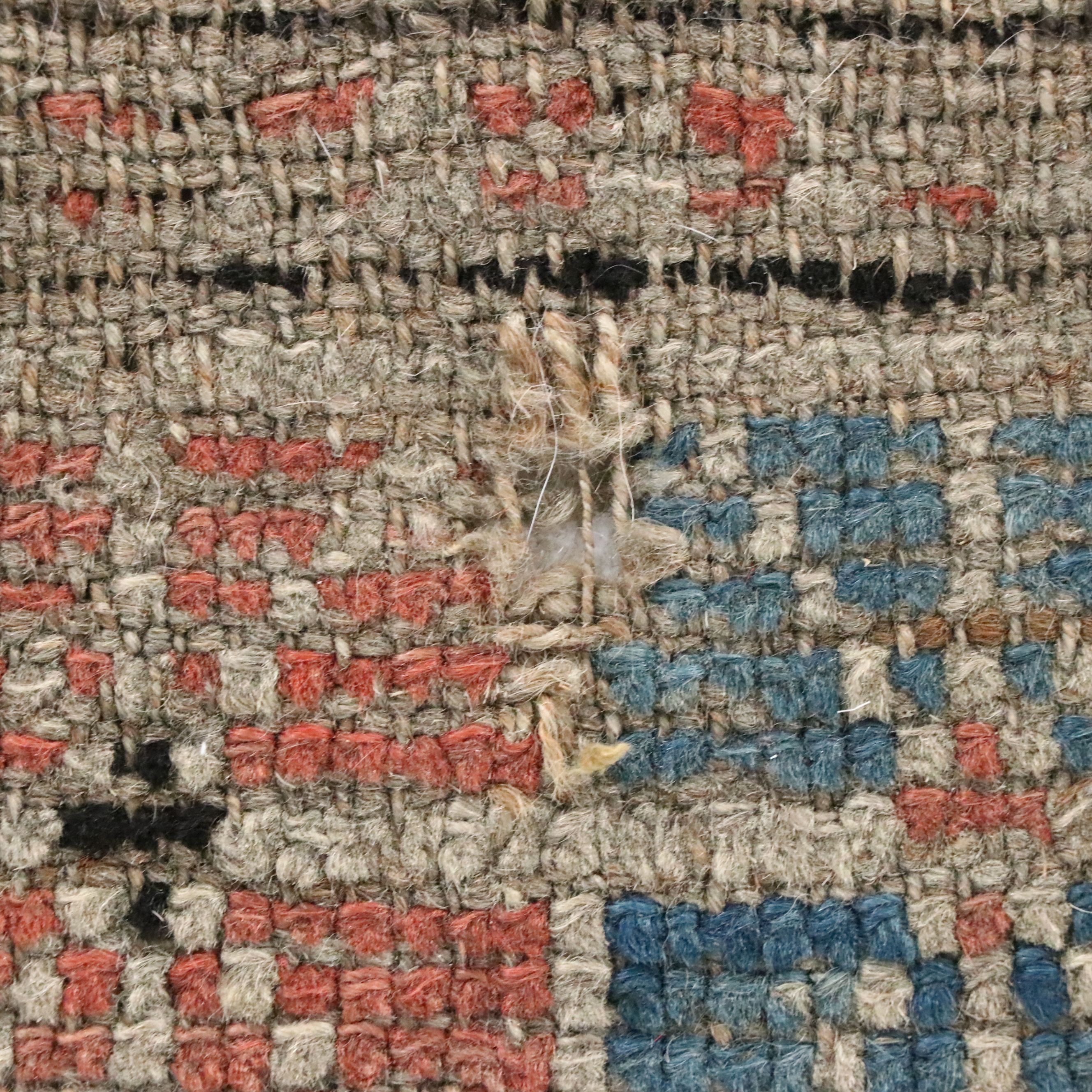 3'8 x 4'3 Hand-Knotted Caucasian Shirvan Area Rug, Semi-Antique