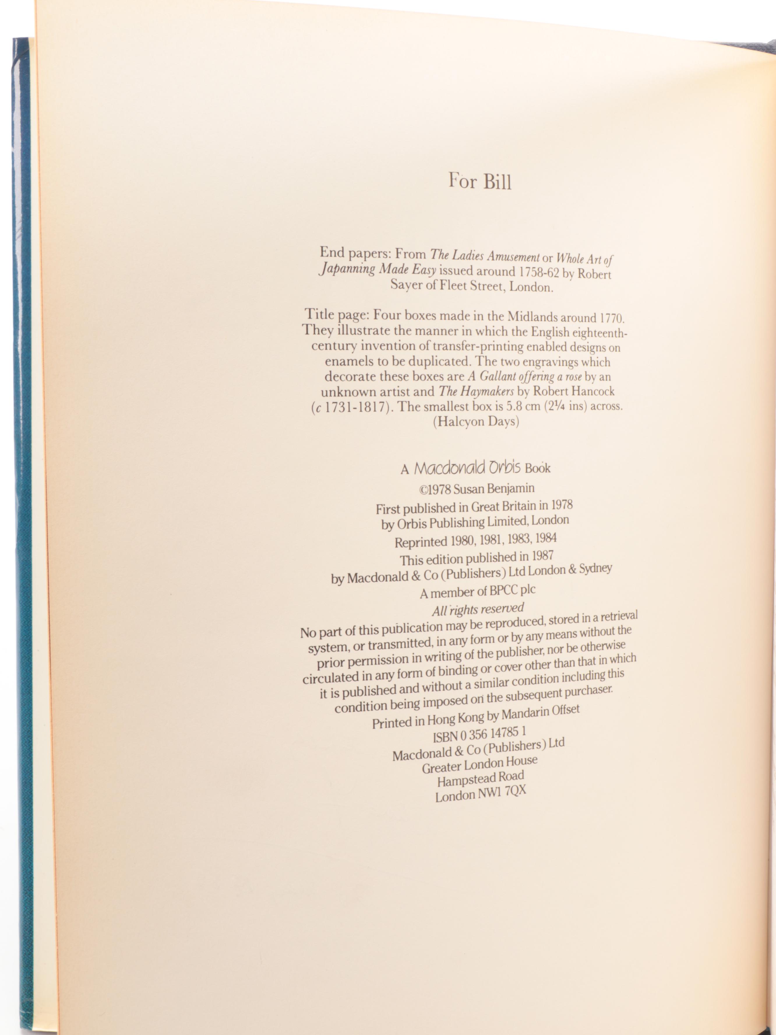 "Small Antiques for the Collector" and More Antiques Nonfiction