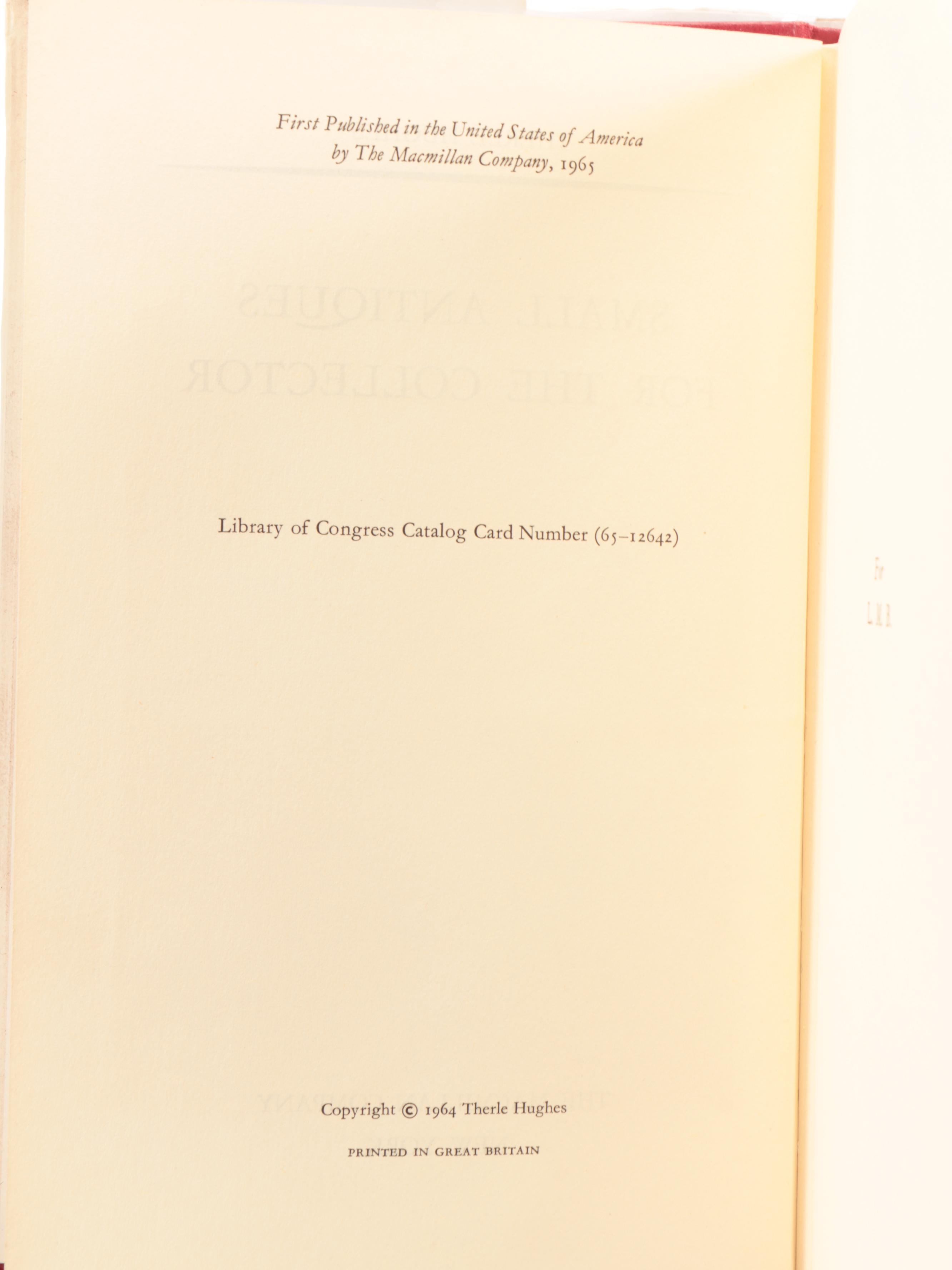 "Small Antiques for the Collector" and More Antiques Nonfiction