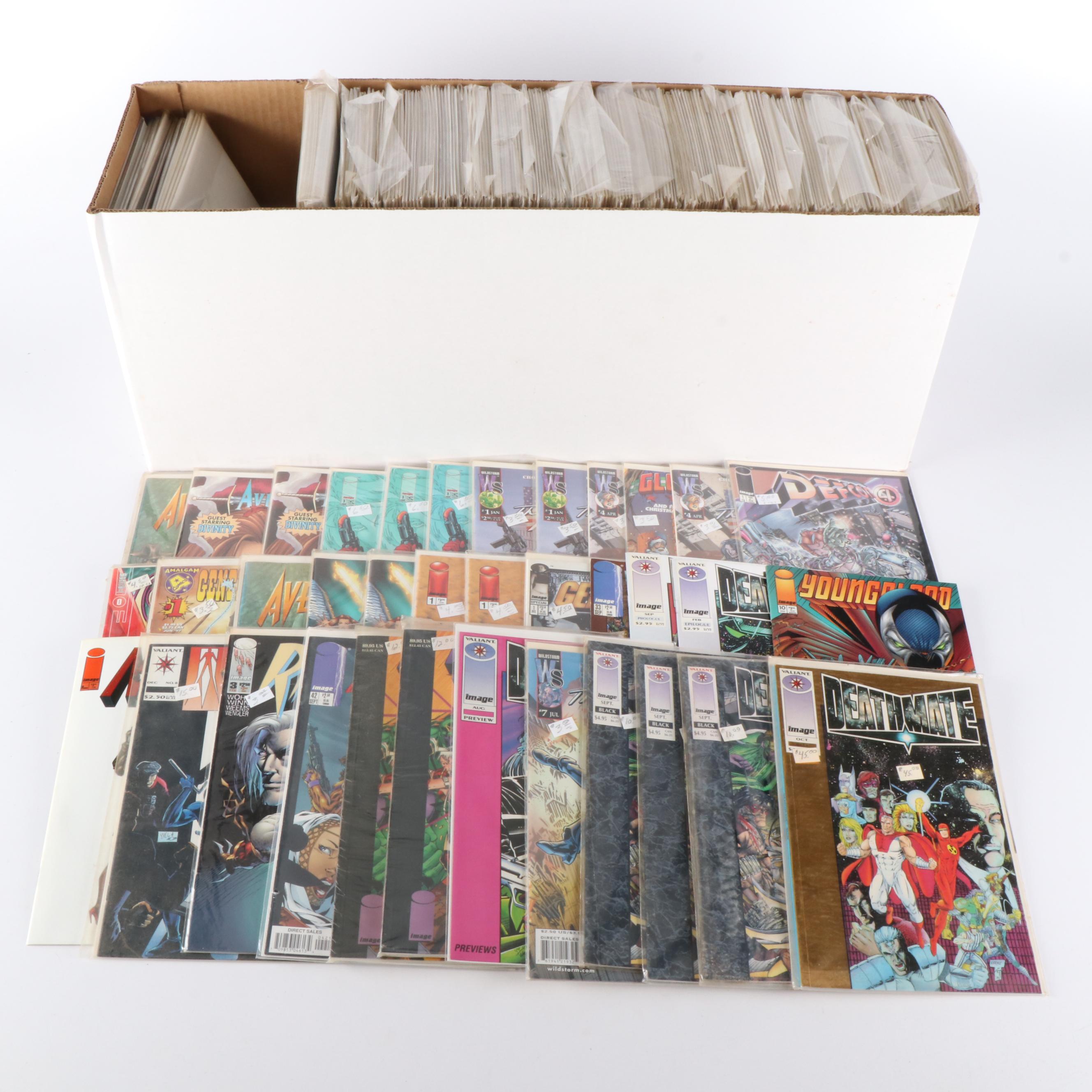 Modern Age Comic Books Featuring "Shadowman", "Wildcats", and More