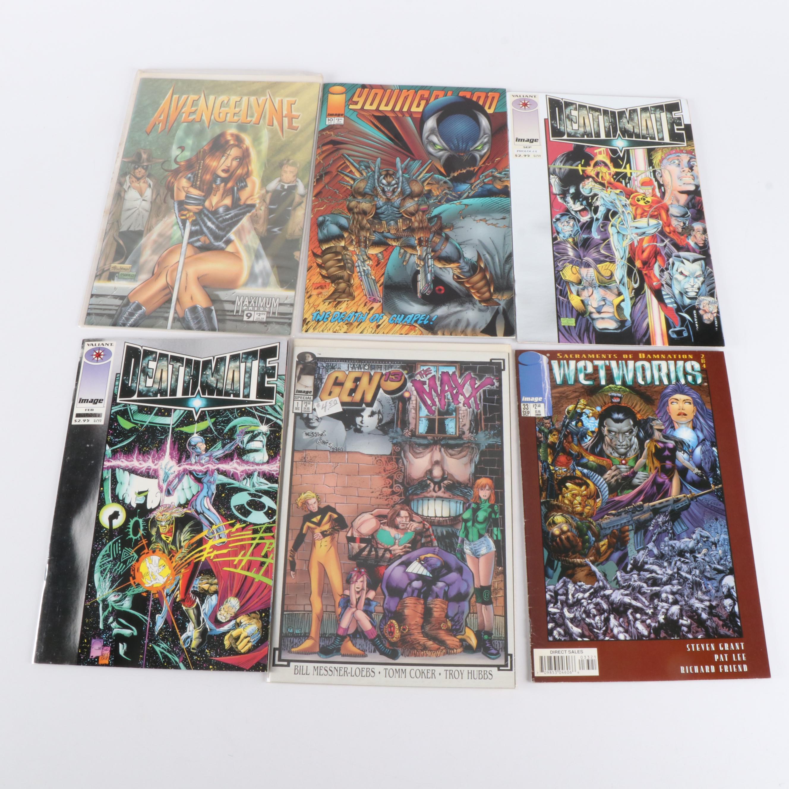 Modern Age Comic Books Featuring "Shadowman", "Wildcats", and More