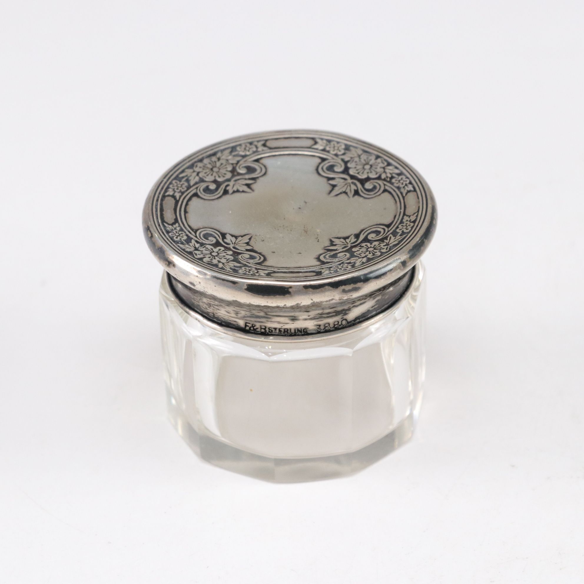 Dresser Jar with Sterling Silver Lid, Gyroscope, and Other items