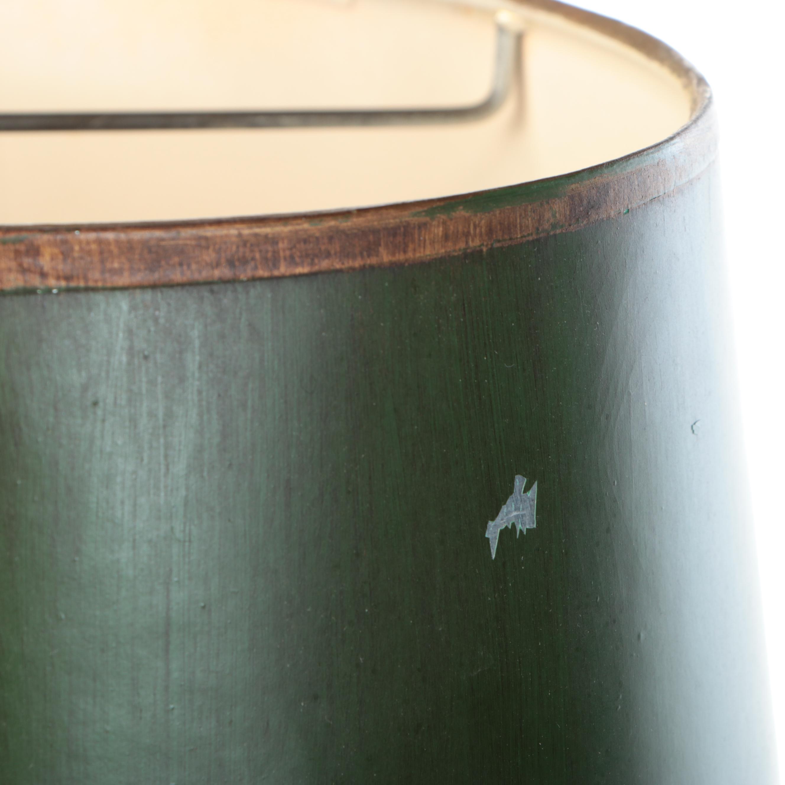 French Empire Style Metal Table Lamp