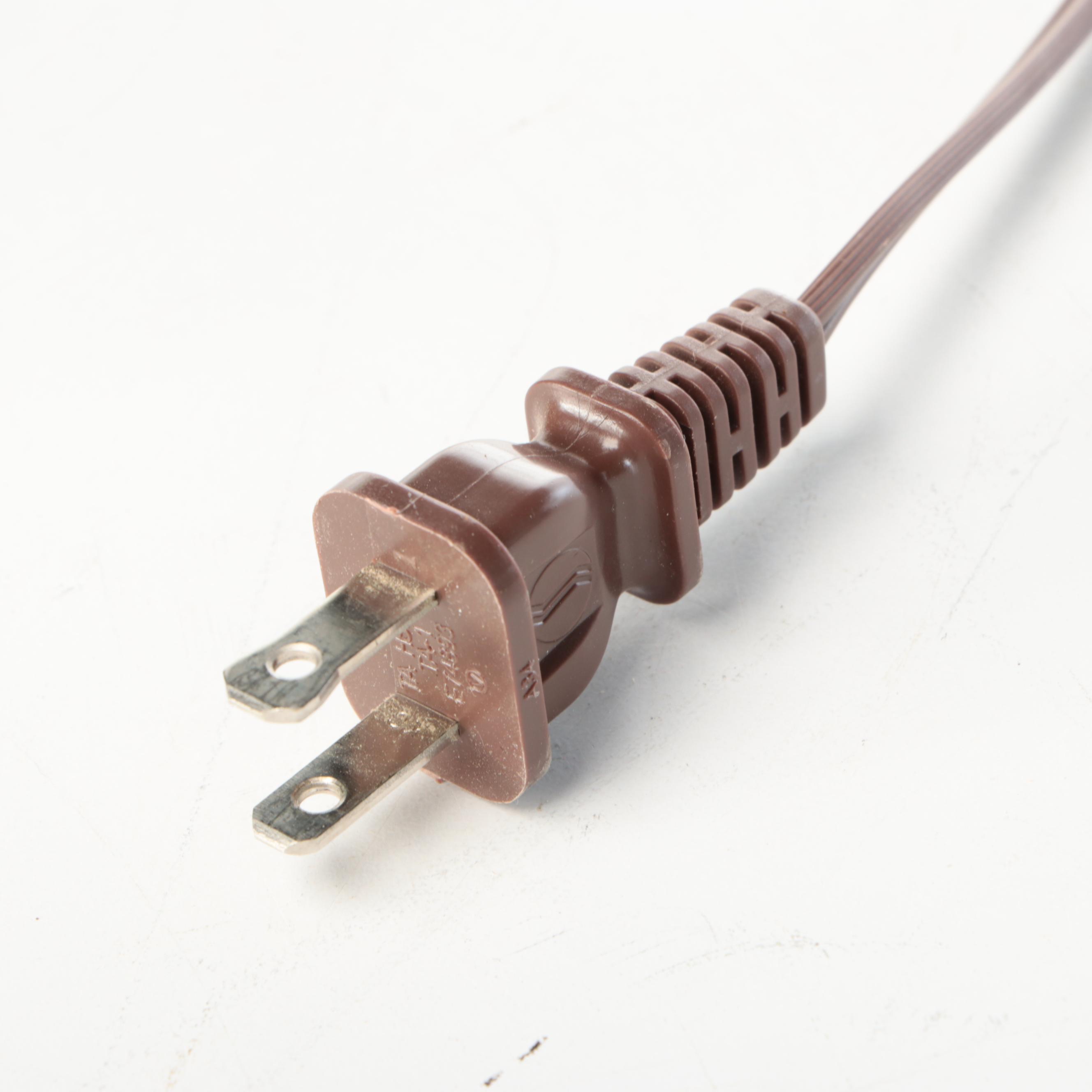 French Empire Style Metal Table Lamp