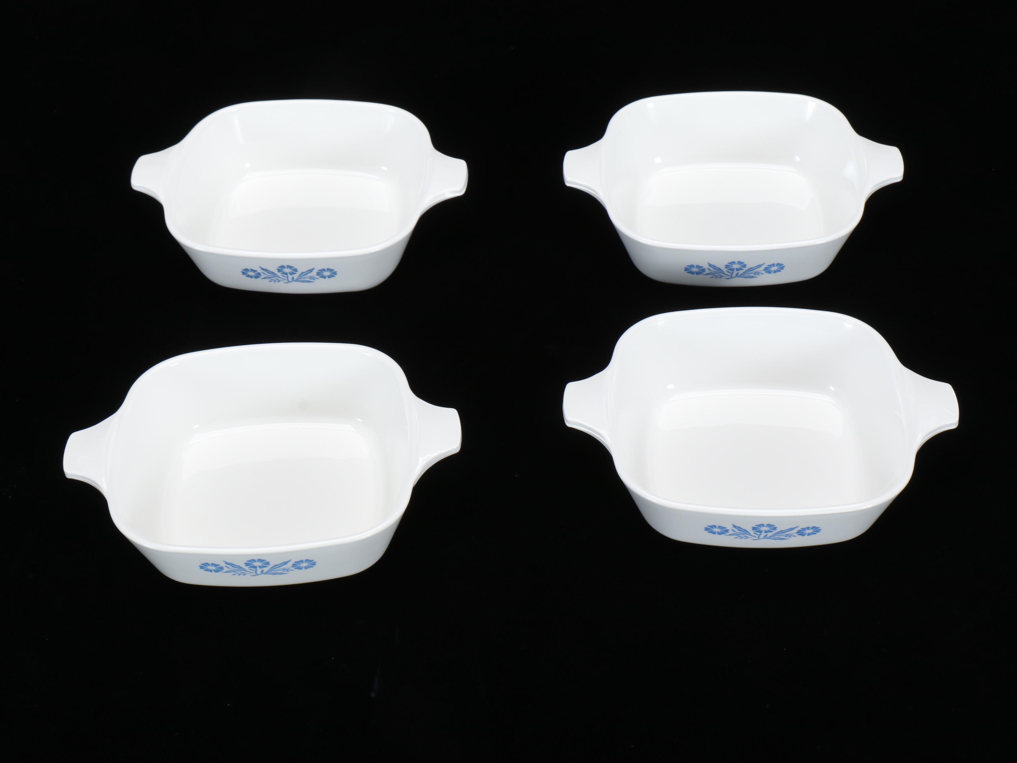 Corning Ware "Cornflower Blue" Casserole Dishes and Coffee Pot