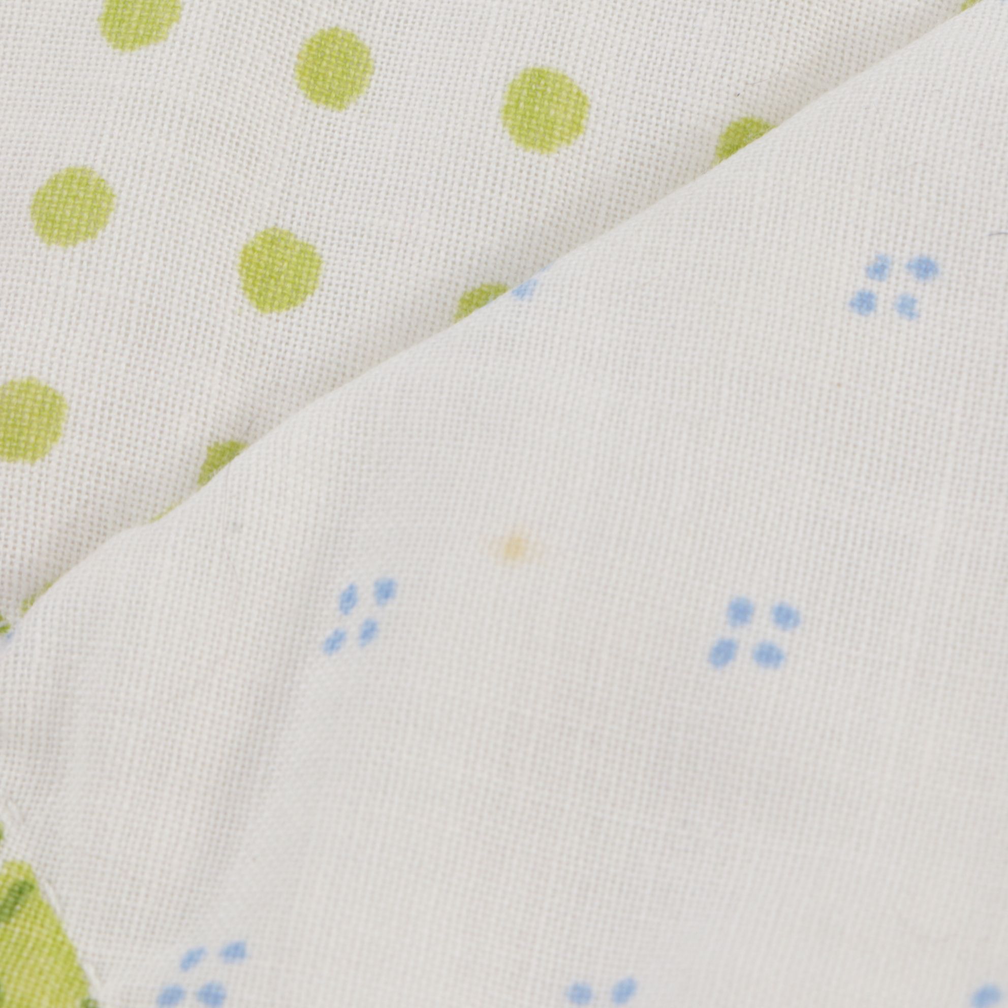 Handmade "Kaleidoscope" Calico Patchwork Quilt, Mid to Late 20th Century