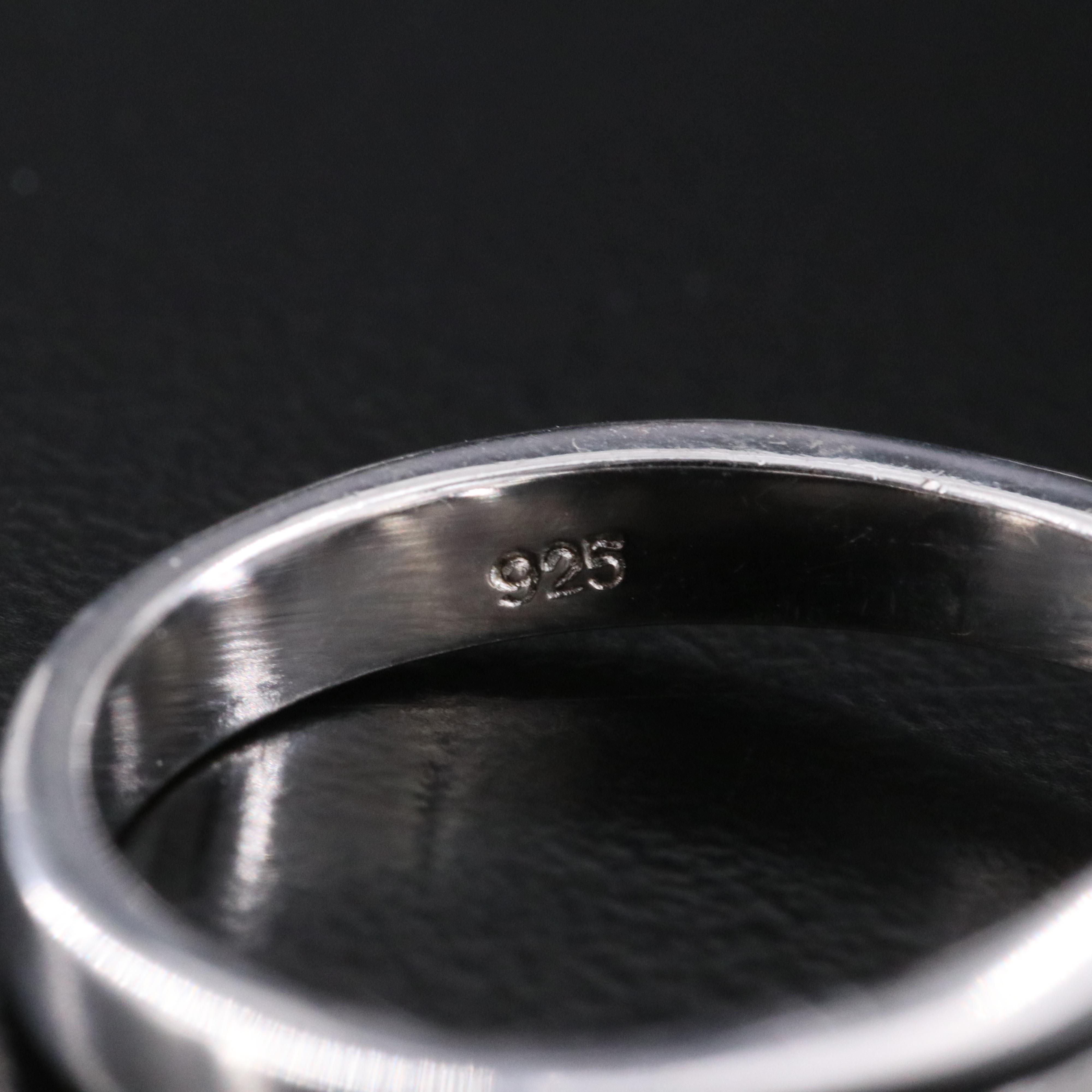 Amethyst, Morganite and Diamond Featured in Sterling Ring Collection