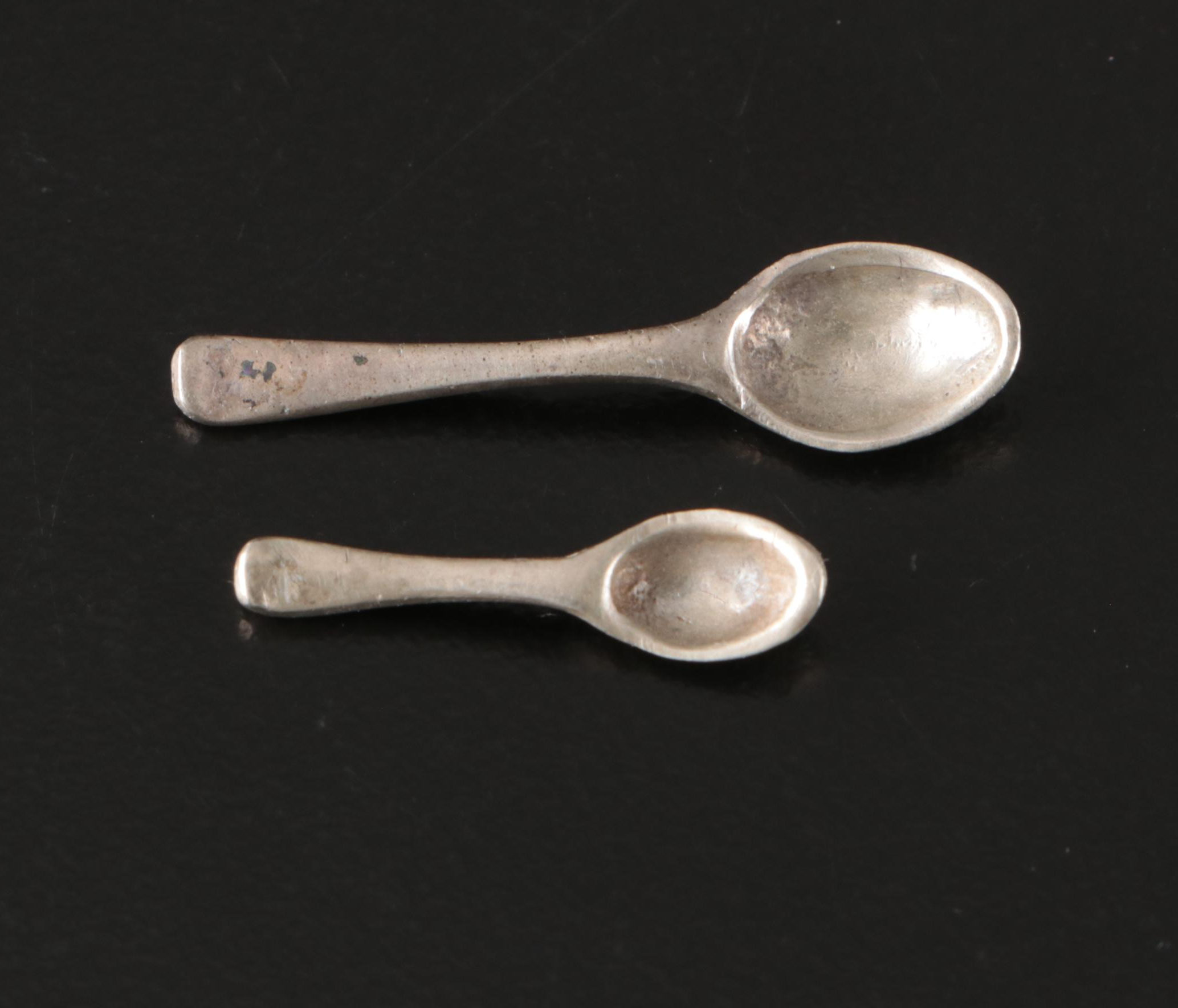 Miniature Sterling Silver Tableware